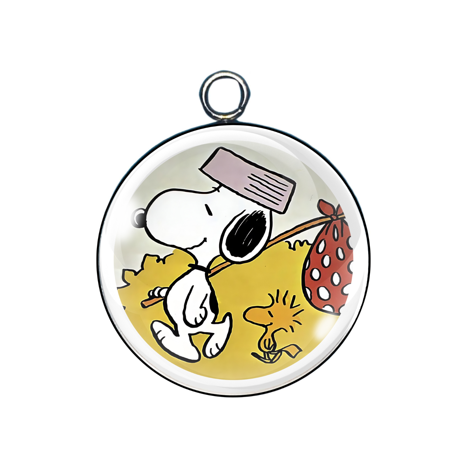 Snoopy Glass Cabochon Charms