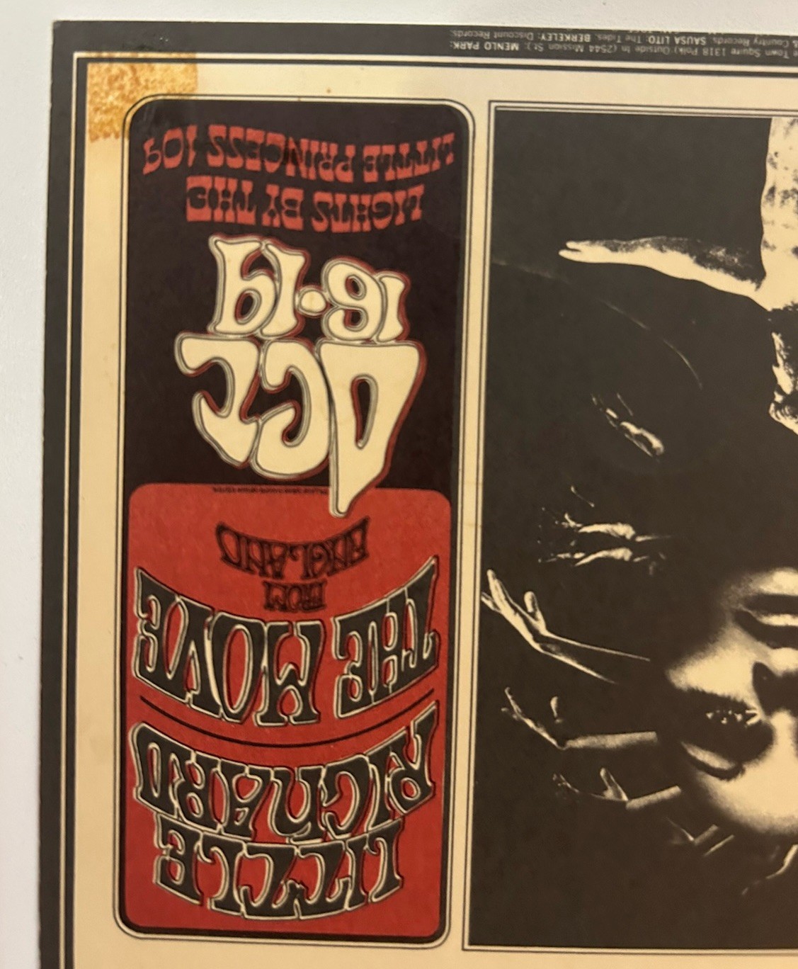 1969-FILLMORE BG-195/196 DOUBLE POSTCARD-MAILED-RANDY TUTEN/DAVID SINGER