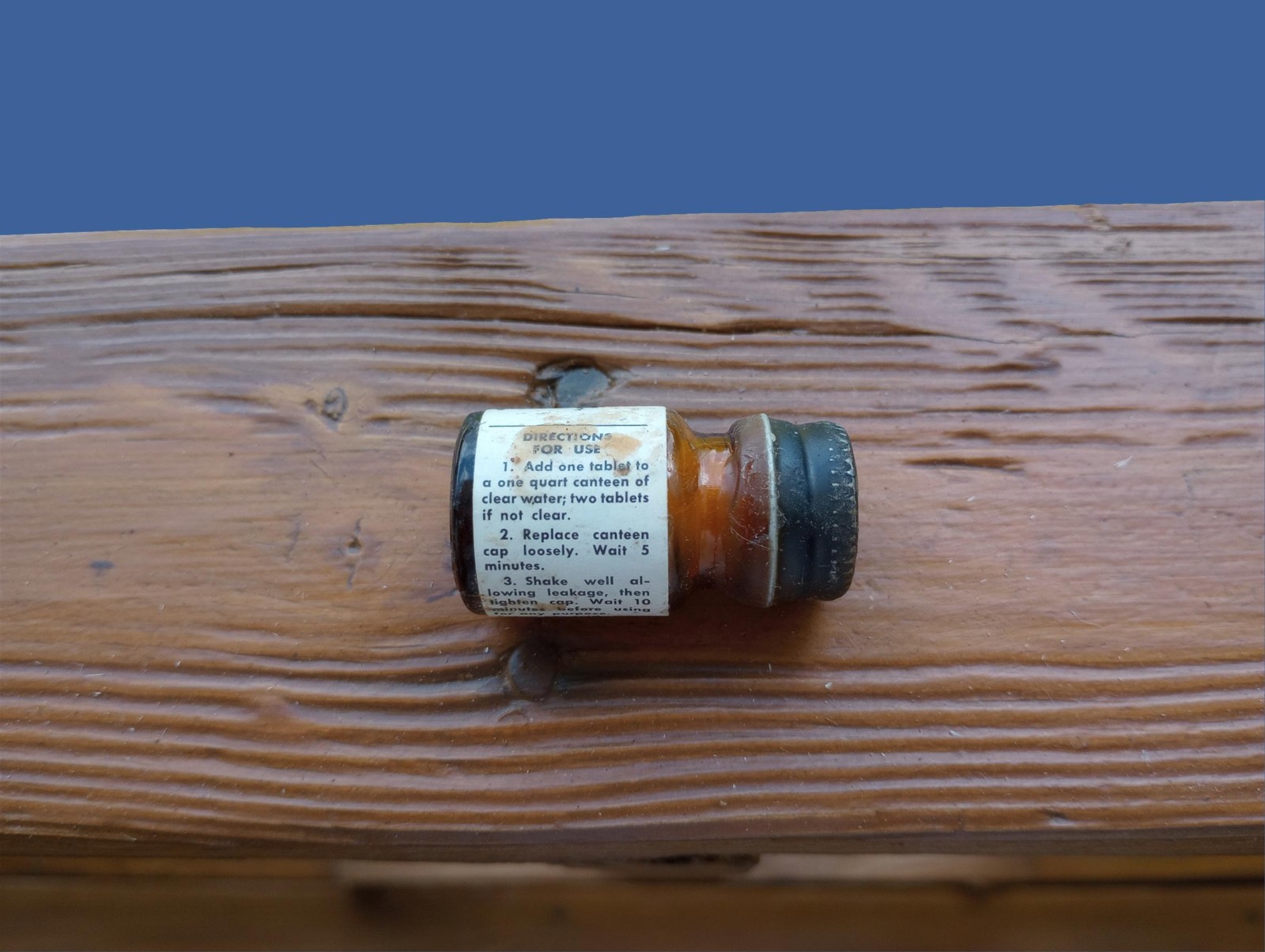 Military issue Vietnam War ERA water purification tablets unopened 1966 NOS