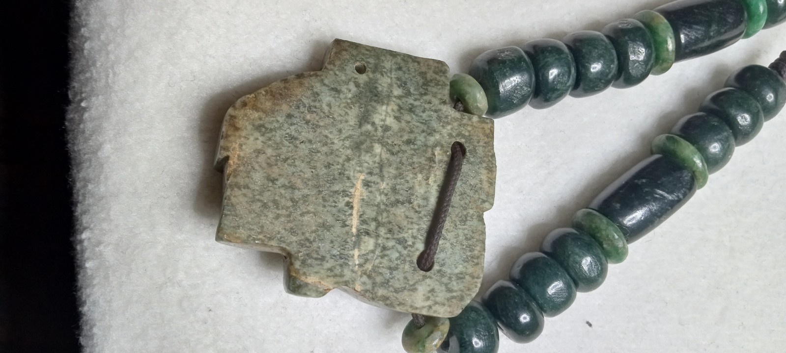 Aztec Modern Precolombian Life and Dead Mask Neckalce.