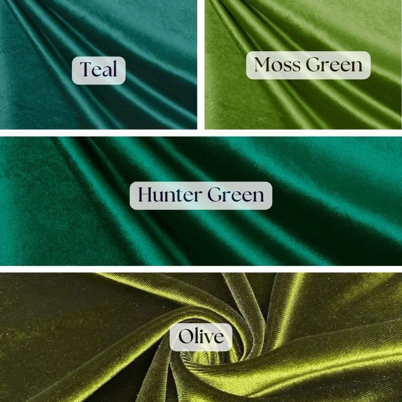 Royal Velvet Fabric by Yard – 60" Wide Soft Luxury Material for Décor & Fashion