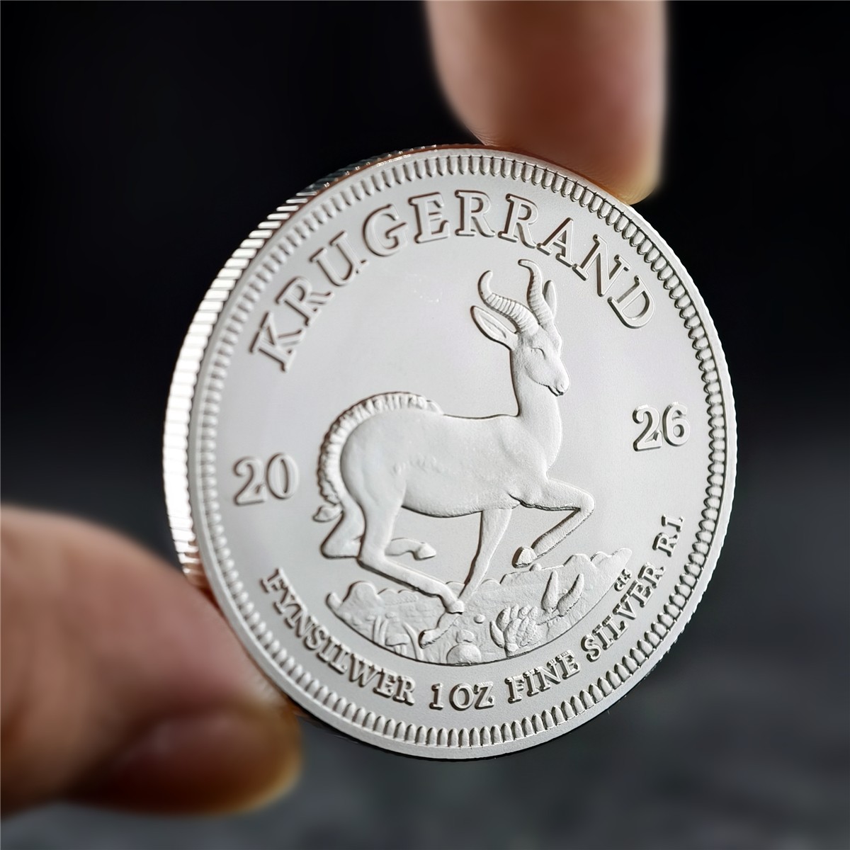 2026 South Africa Mint .999 Silver Krugerrand Coin 1oz - Uncirculated