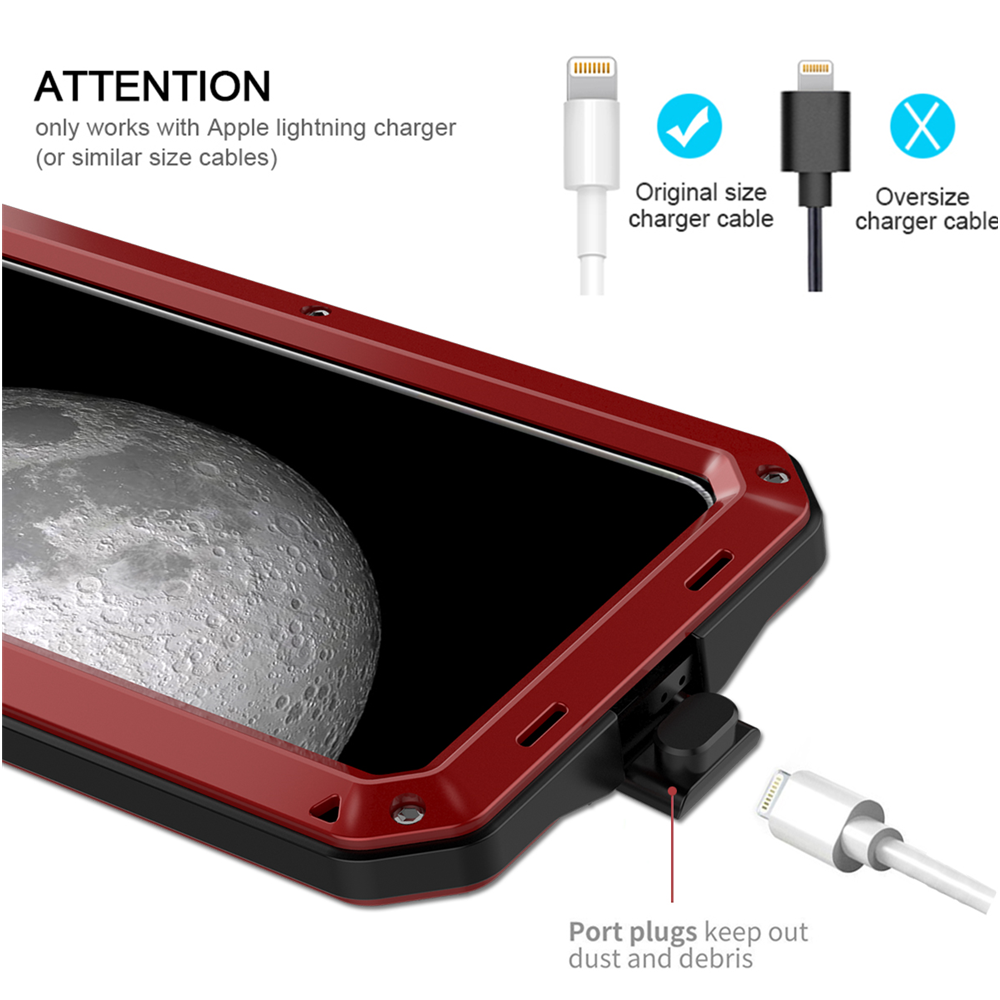 Metal Case For iPhone 15 14 13 12 X Pro Max Gorilla Heavy Duty Cover Shockproof