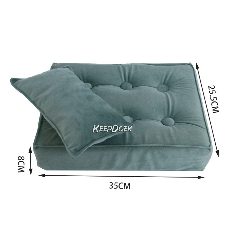 Newborn Baby Photography Prop Wood Bed Woven Knit Kids Cot Mat Mattress Cushion