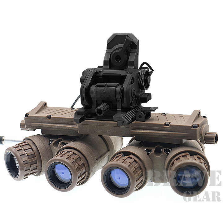 CNC Function GSGM DPAM NVG Helmet Mount w/4-Hole Shroud for ANVIS Night Vision