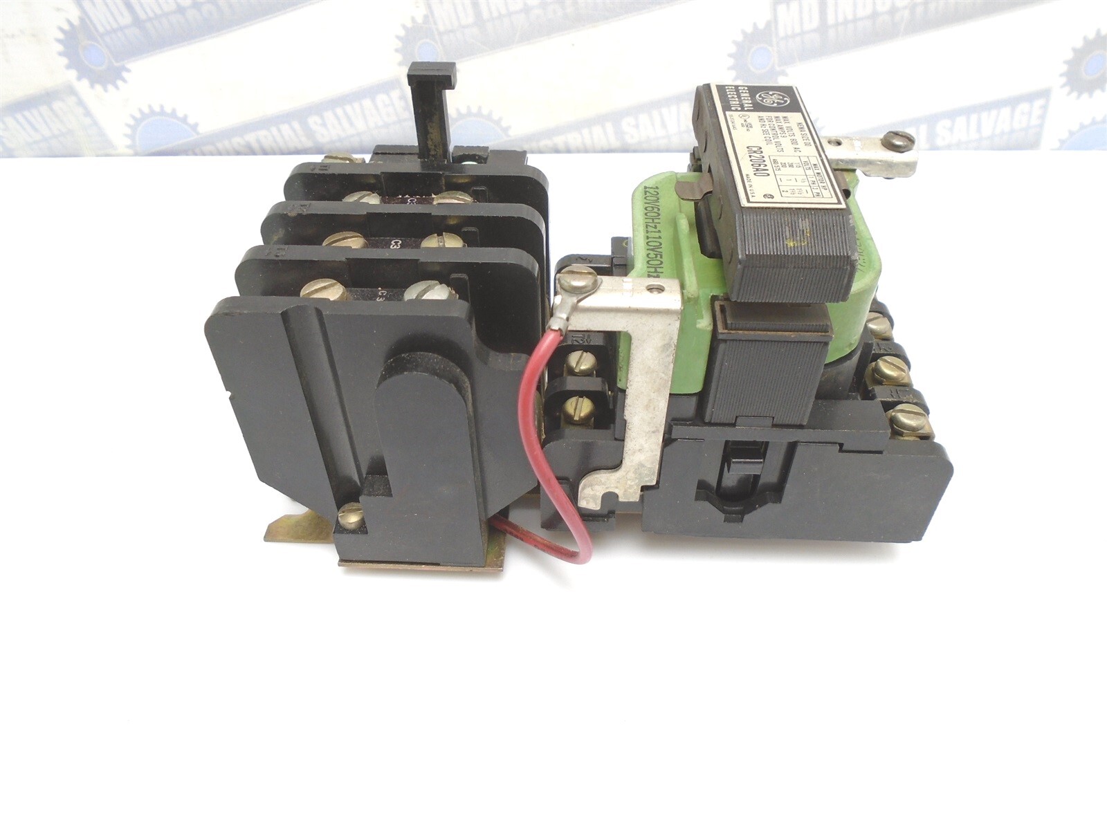 GE - CR206A0 - SIZE 00 STARTER CONTACTOR 9A - 115-575V - 1/3-2HP - 110/120V Coil