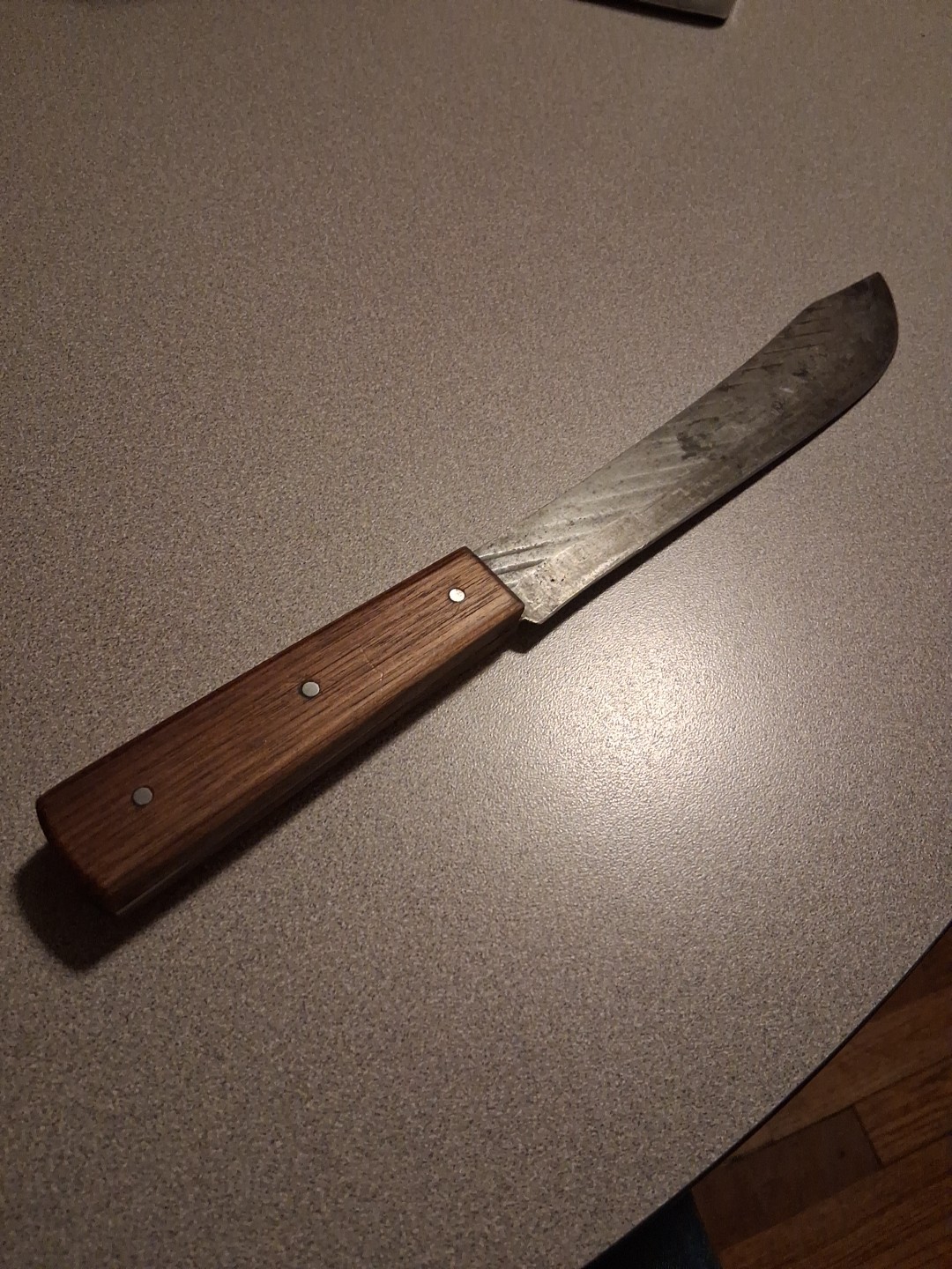 Vintage 50s 60s Case XX USA 431-8 8" Carbon Steel Kitchen Butcher Knife