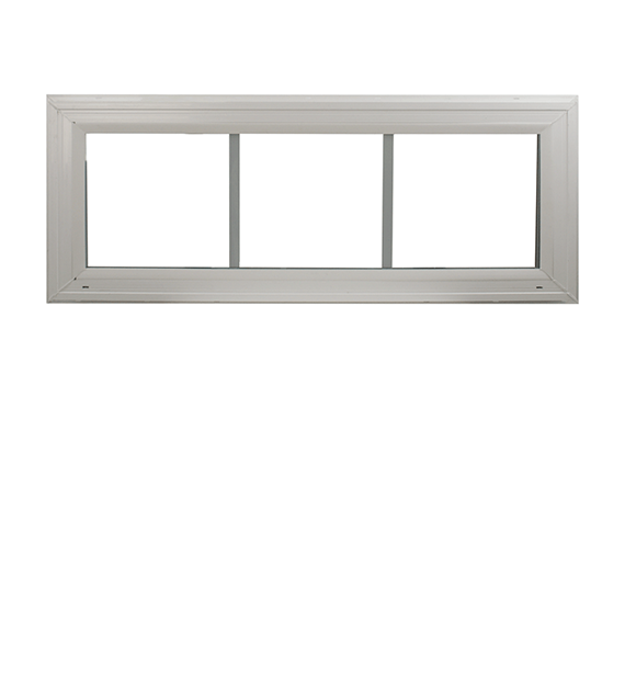 Transom Window 30" x 12" Double Pane Home Argon Gas Low-E Florida Approved