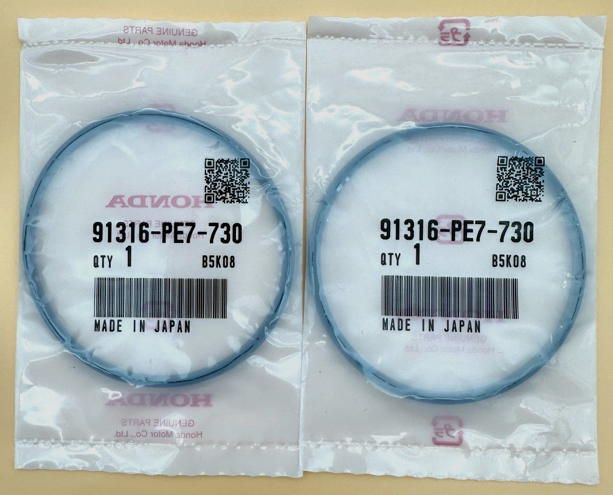 2x Genuine Honda Acura OEM Brand New Oil Cooler O-Ring 62.4 x 3.1 (91316-PE7-730