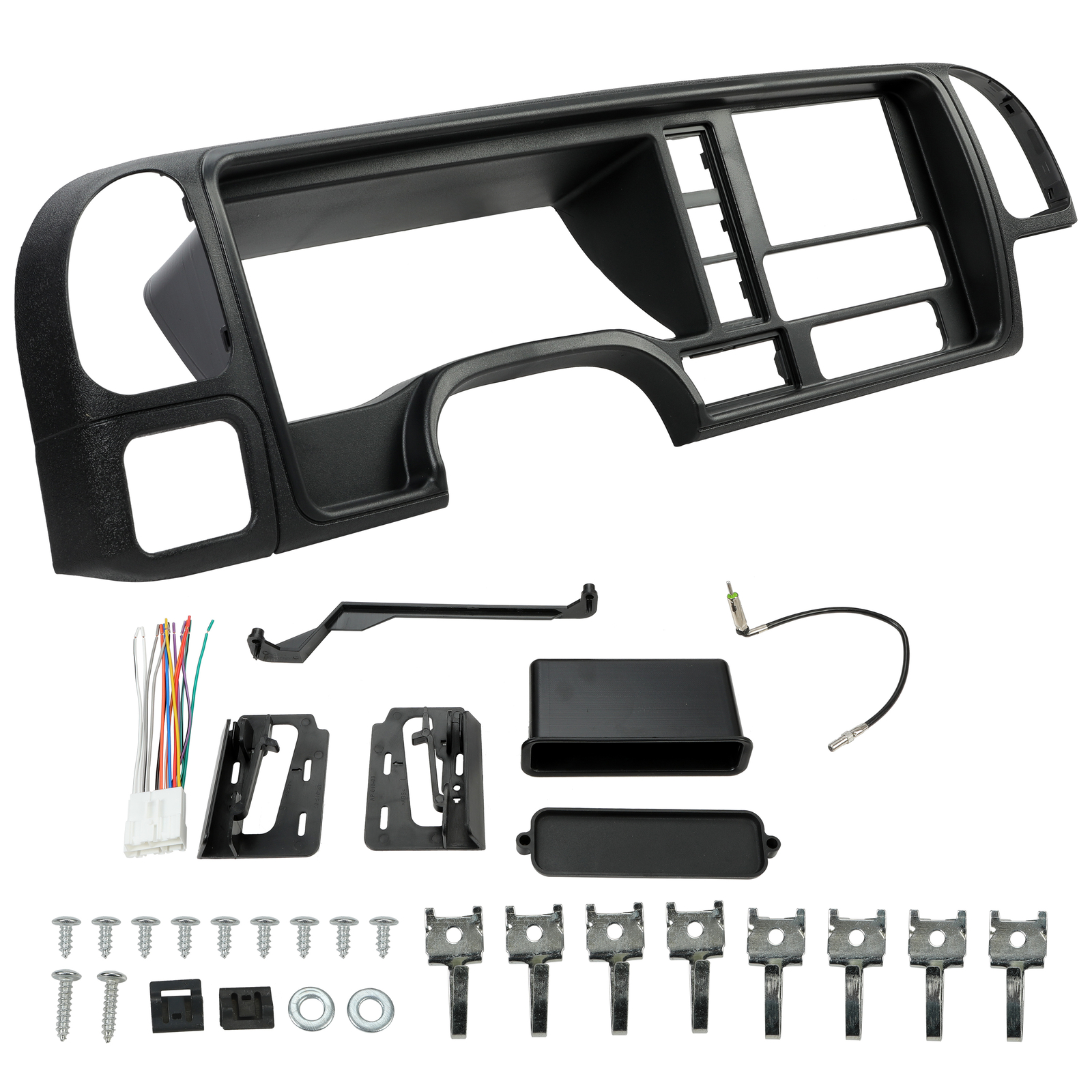 For GMC 1995-2002 Full Size Trucks / SUVs Radio Stereo Double Din Truck Dash Kit
