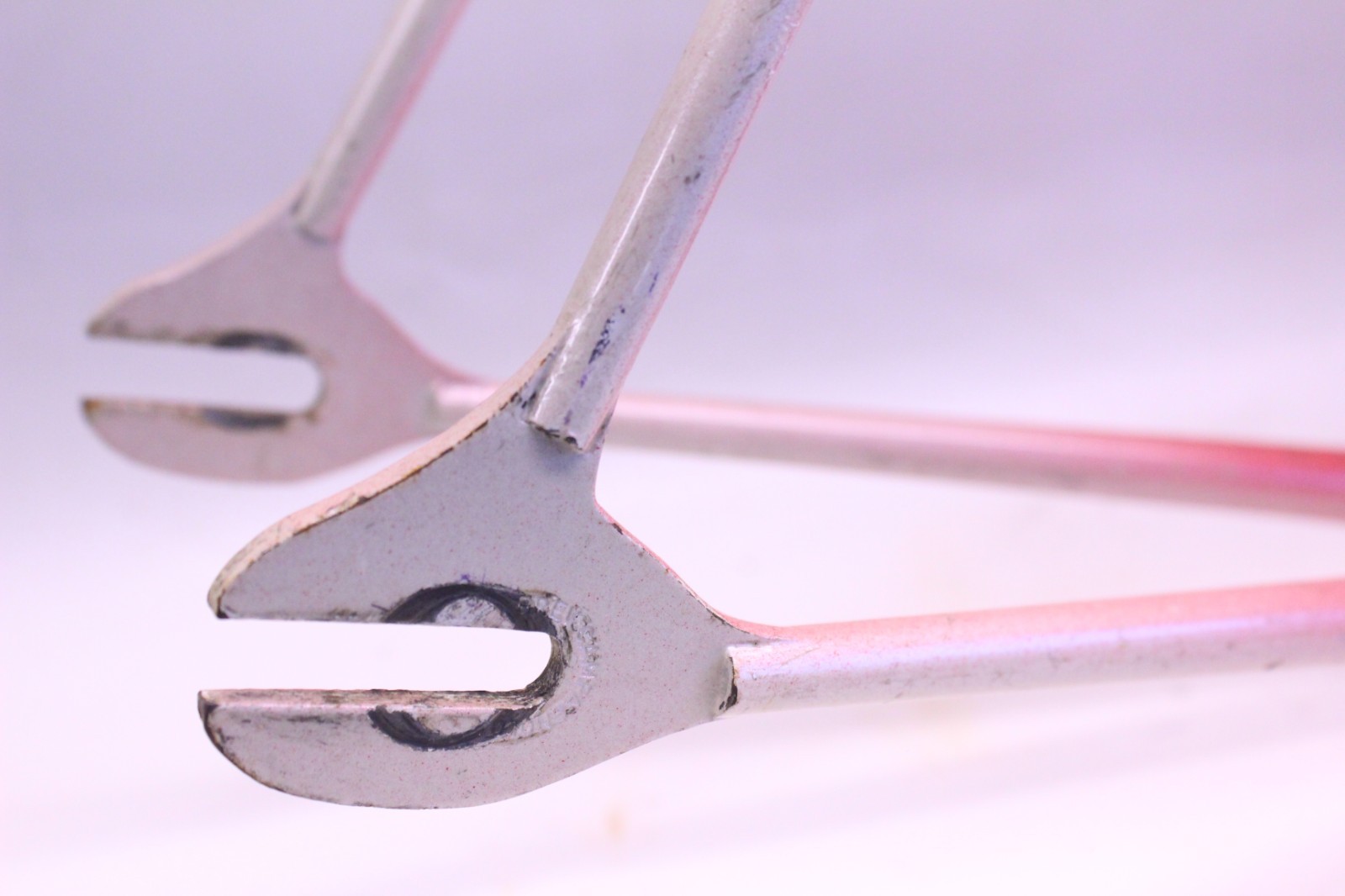 Vintage Steel Lugged Martelly Track Frameset Campagnolo Drop Outs