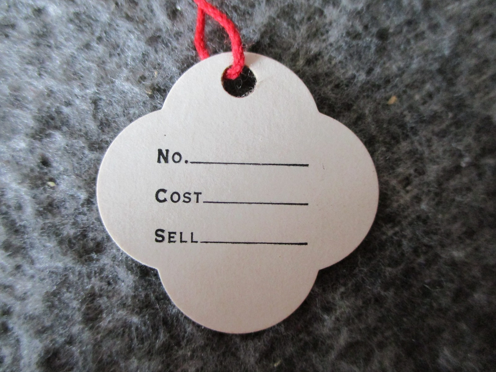 BELKNAP BLUE GRASS VINTAGE SALES STICKERS & PAPER PRICE TAGS - HUGE LOT - 200++