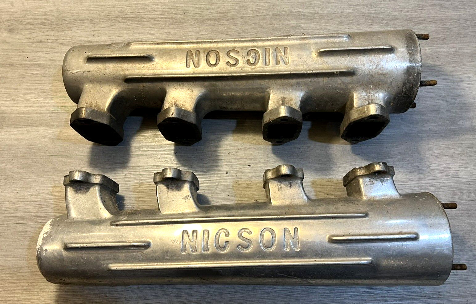 Vintage Nicson marine exhaust logs exhaust manifold Ford FE 427 390