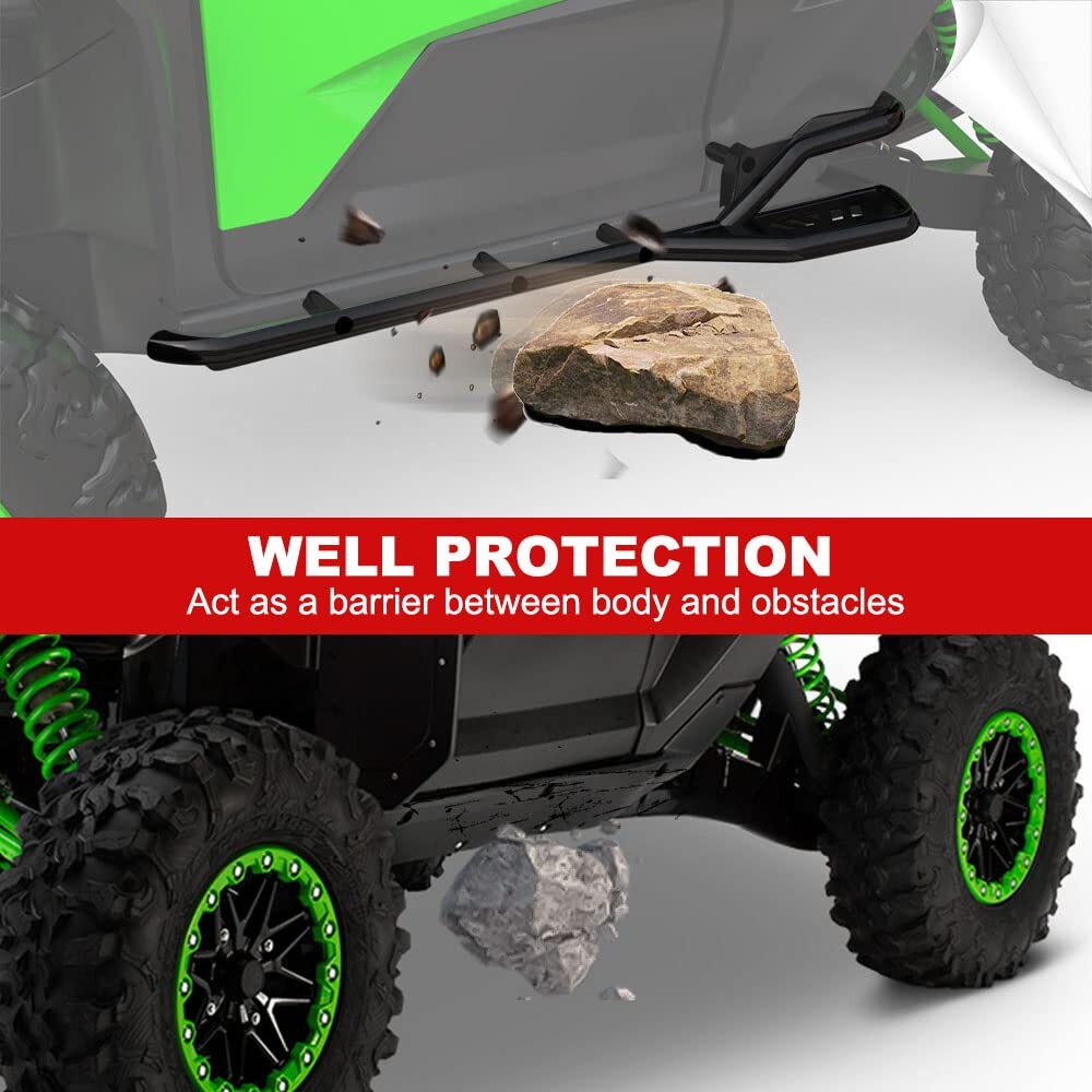 Rock Sliders Side Nerf Bars Tree Kickers for Kawasaki Teryx KRX 1000 #99994-1314