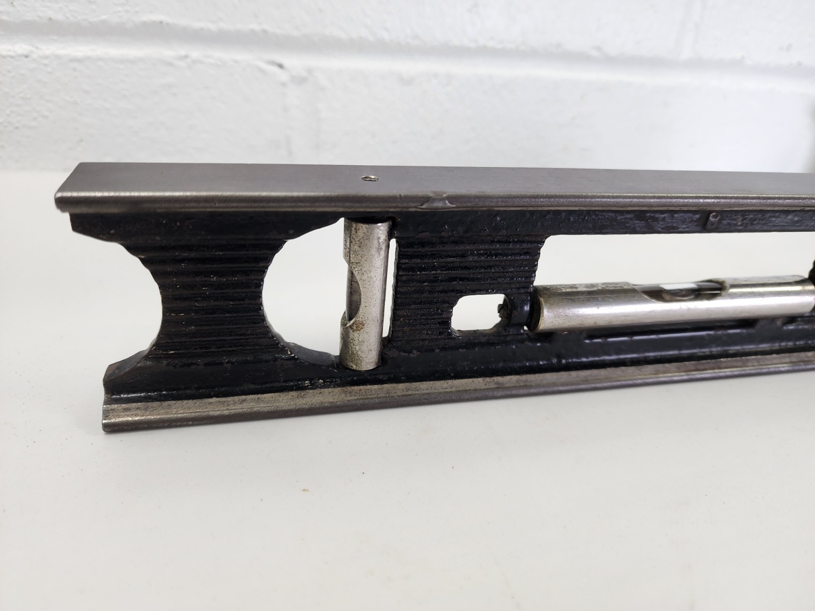 (2) Vintage Stanley No. 36 Cast Iron 12" Machinist Level