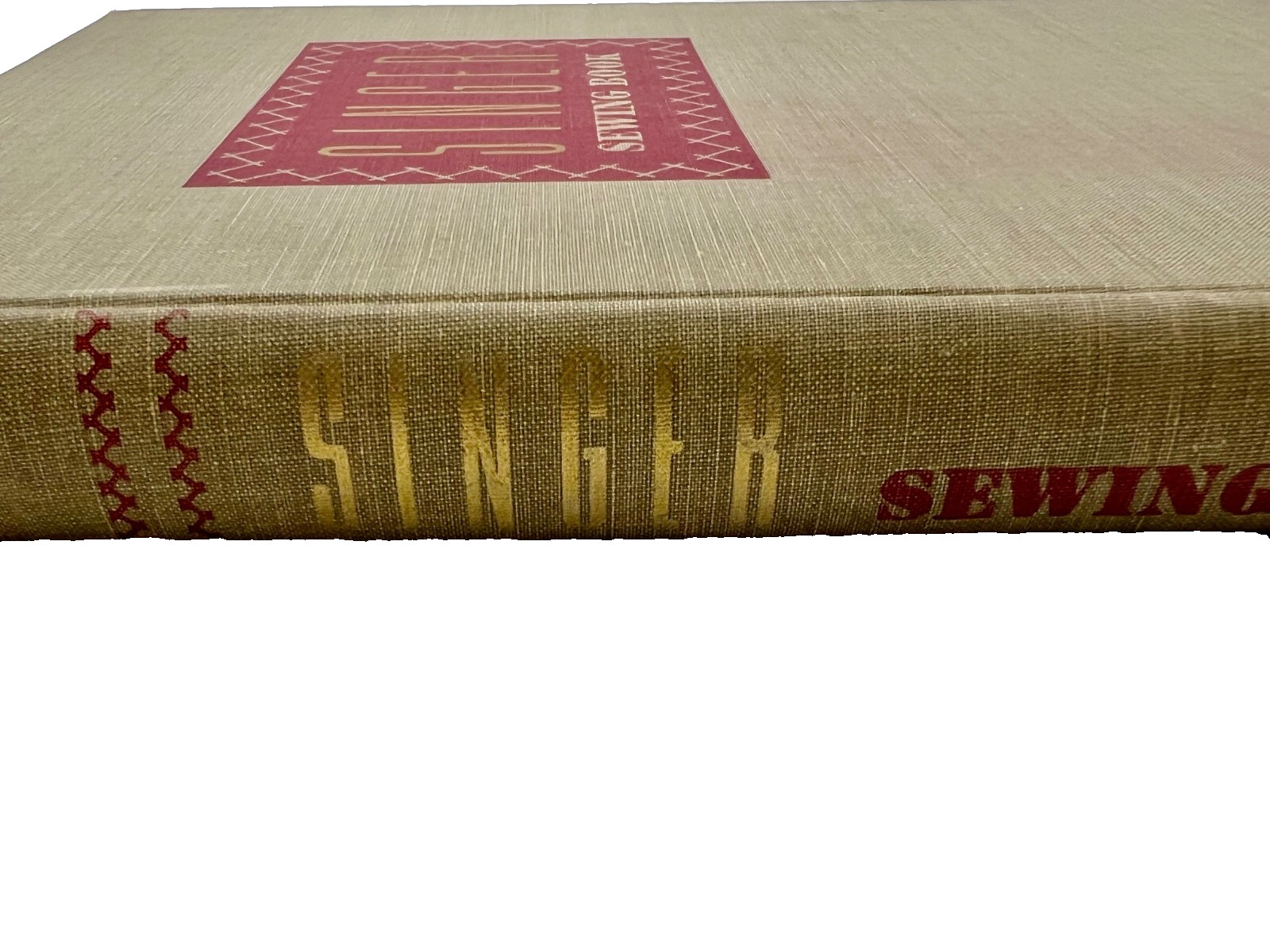 Vintage 1950 SINGER SEWING BOOK Illustrated Home Techniques By Mary Picken HC