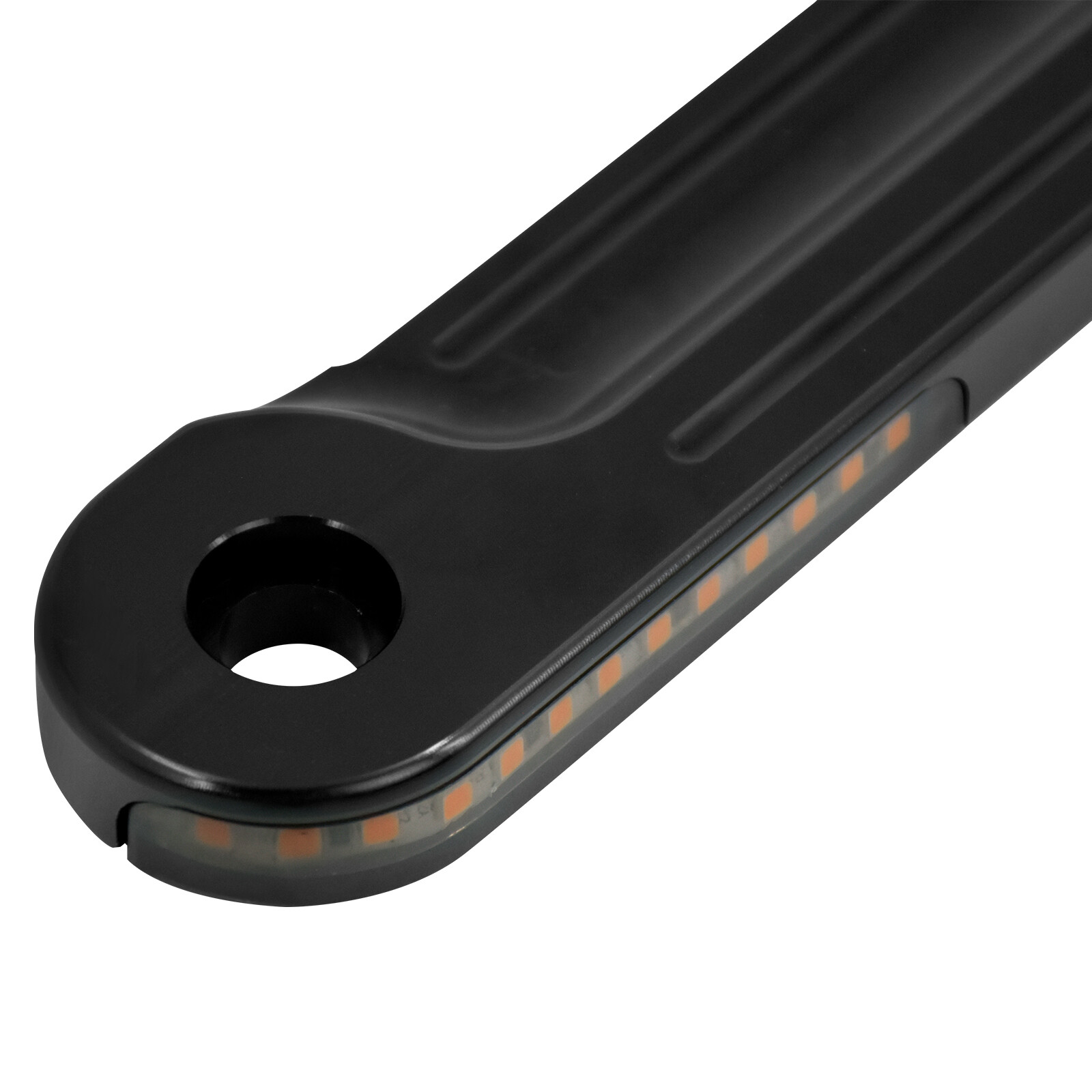 Black LED Flush Fork Turn Signal Side Light Fit For Harley Touring Glide 1998-up