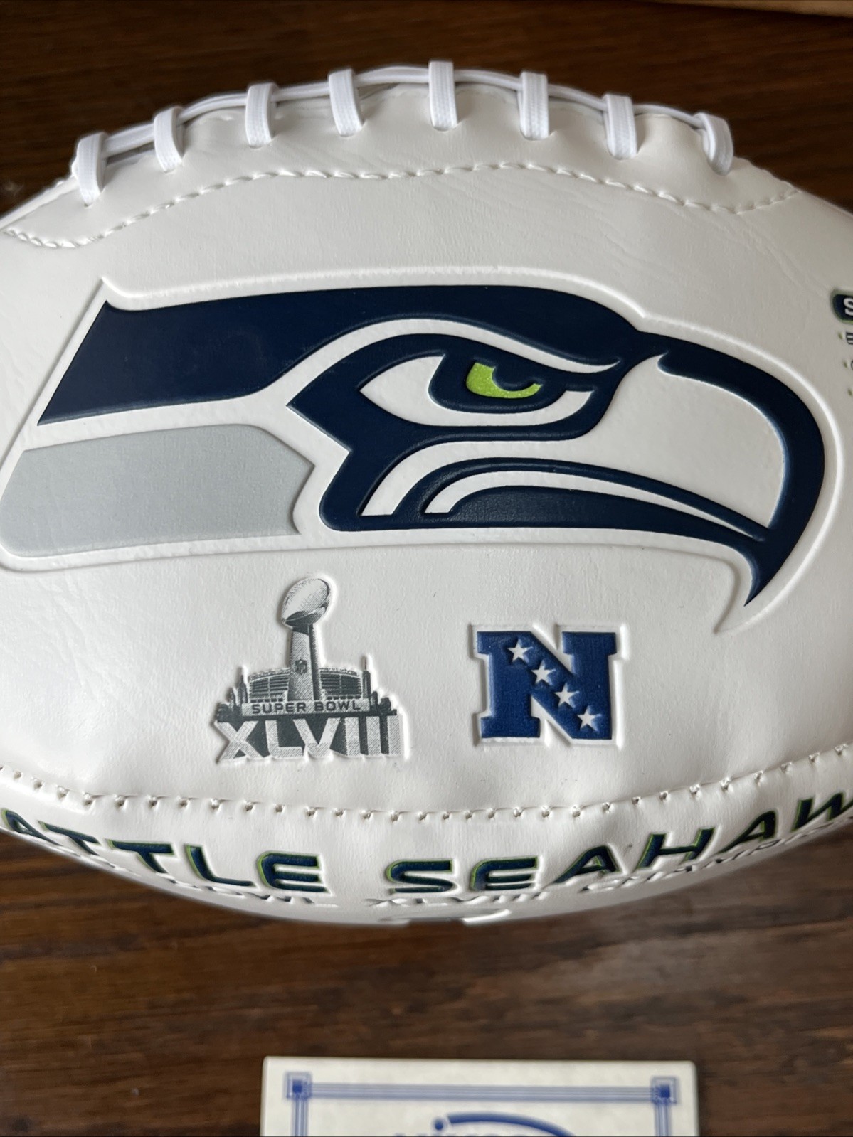 Seattle Seahawks Super Bowl XLVIII Champions Football Limited Edition COA! NIB