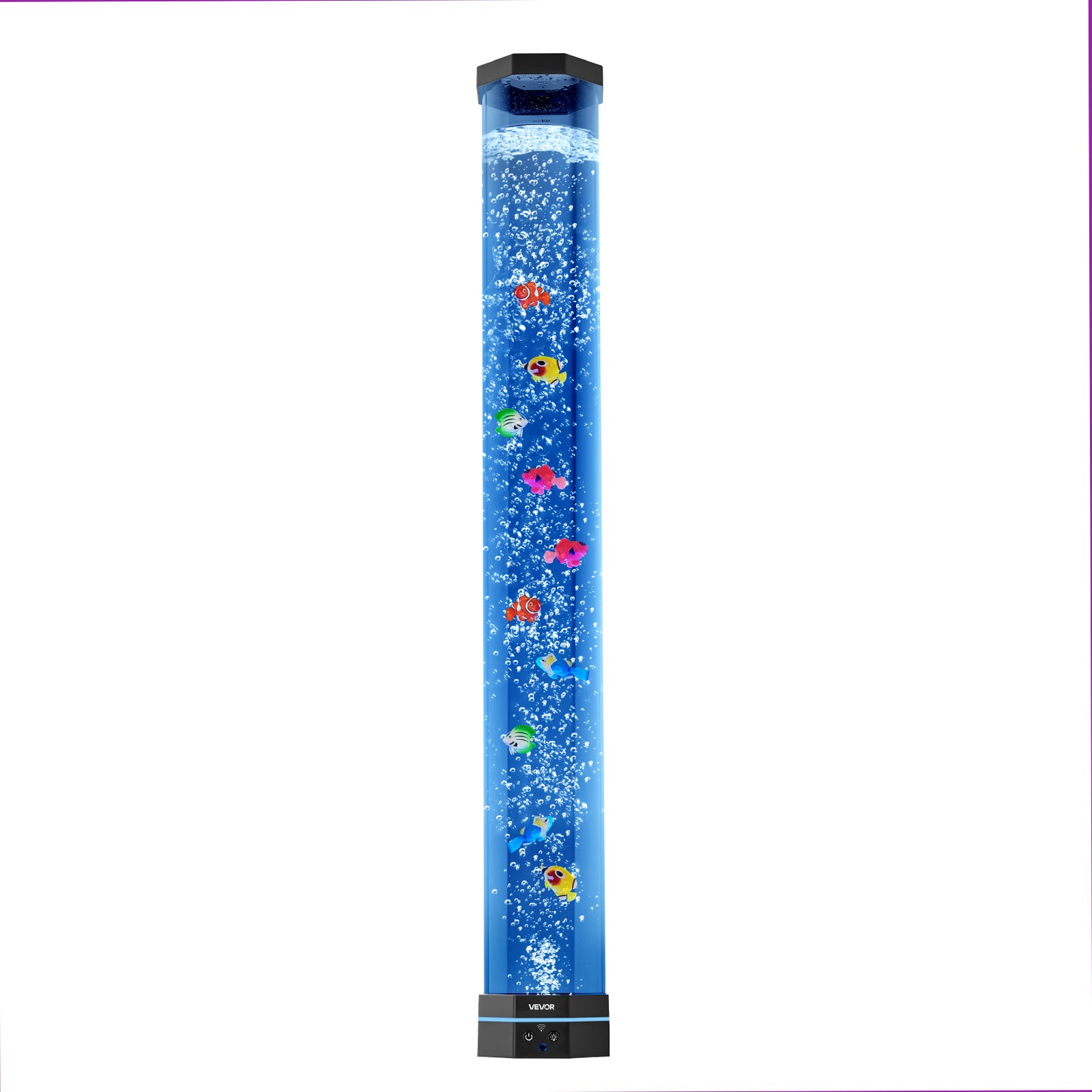 VEVOR Bubble Tube Lamp 16 Color 3.3 ft Sensory Aquarium Lamp for Relief Calming