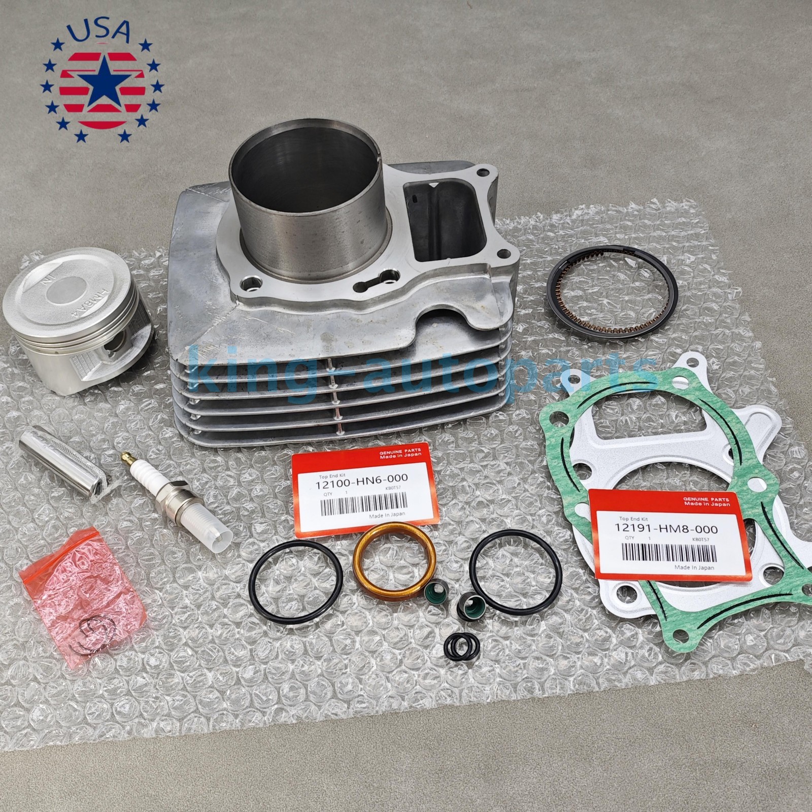 OEM New Top End Rebuild Kit Cylinder For Honda Recon 250 TRX 250 1997-2020