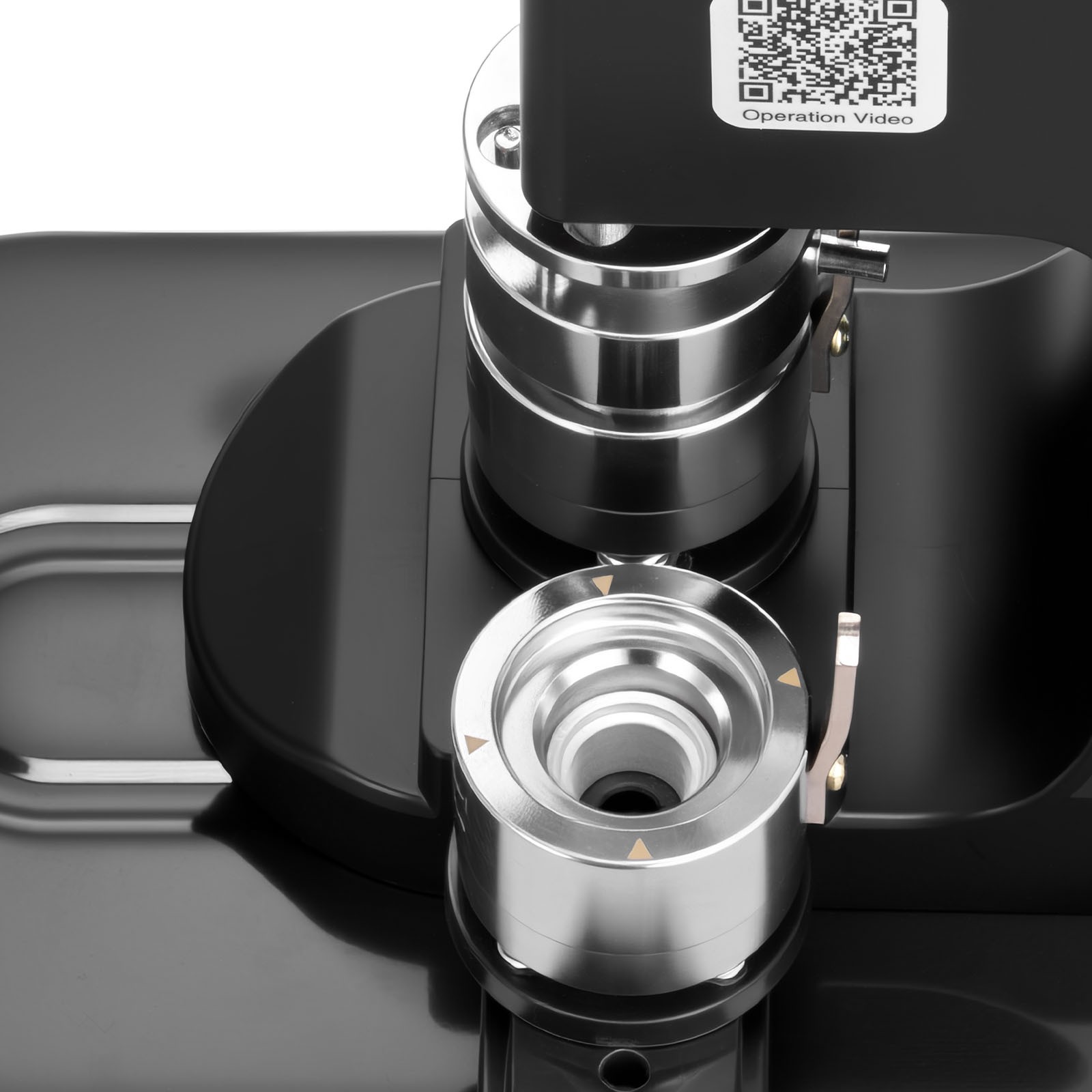 Uimoso Button Maker Machine 1 in with 500pcs Pin Parts Black