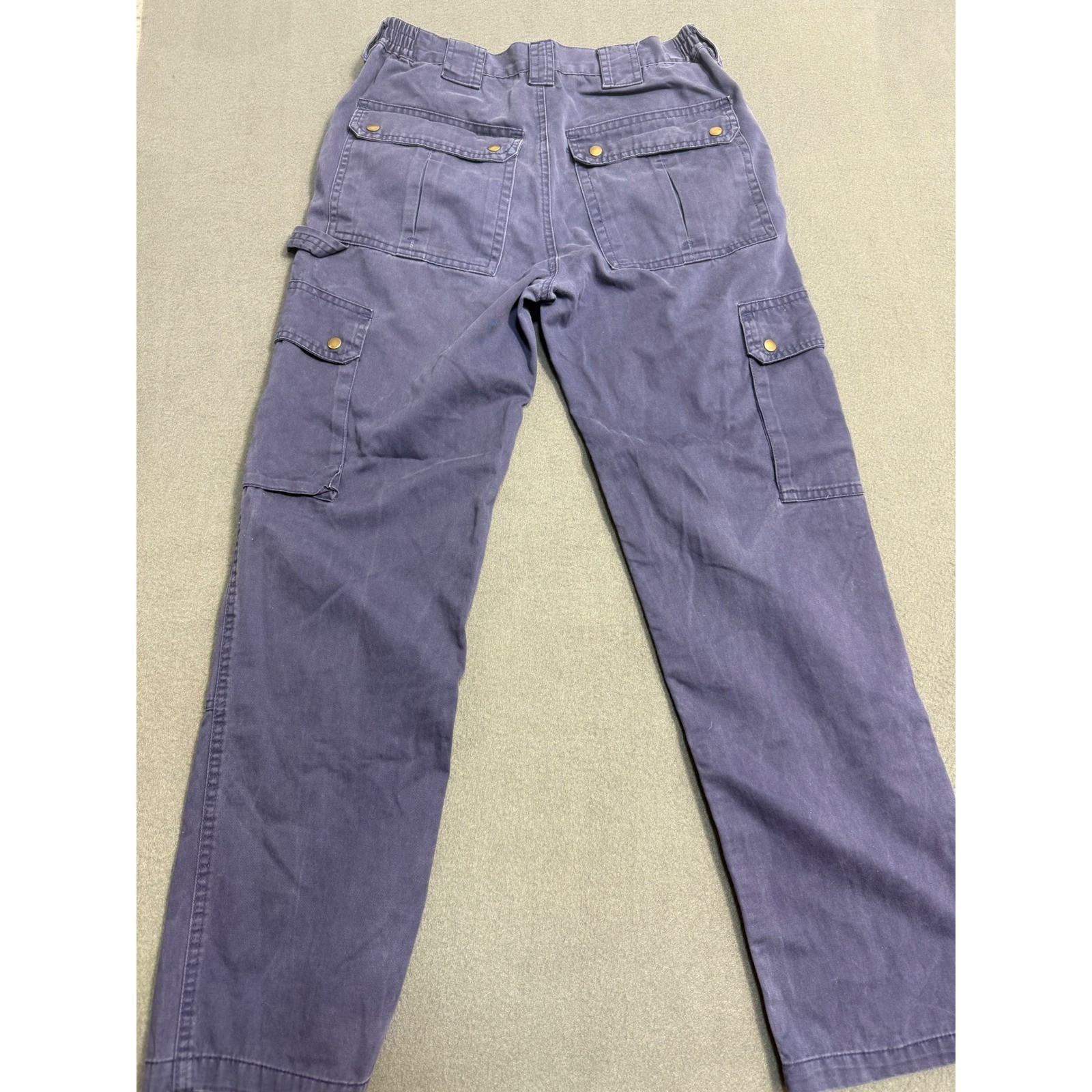 TICOMELA Flame Resistant Cargo Pants Mens (30x30) Blue FR NFPA 2112 CAT2