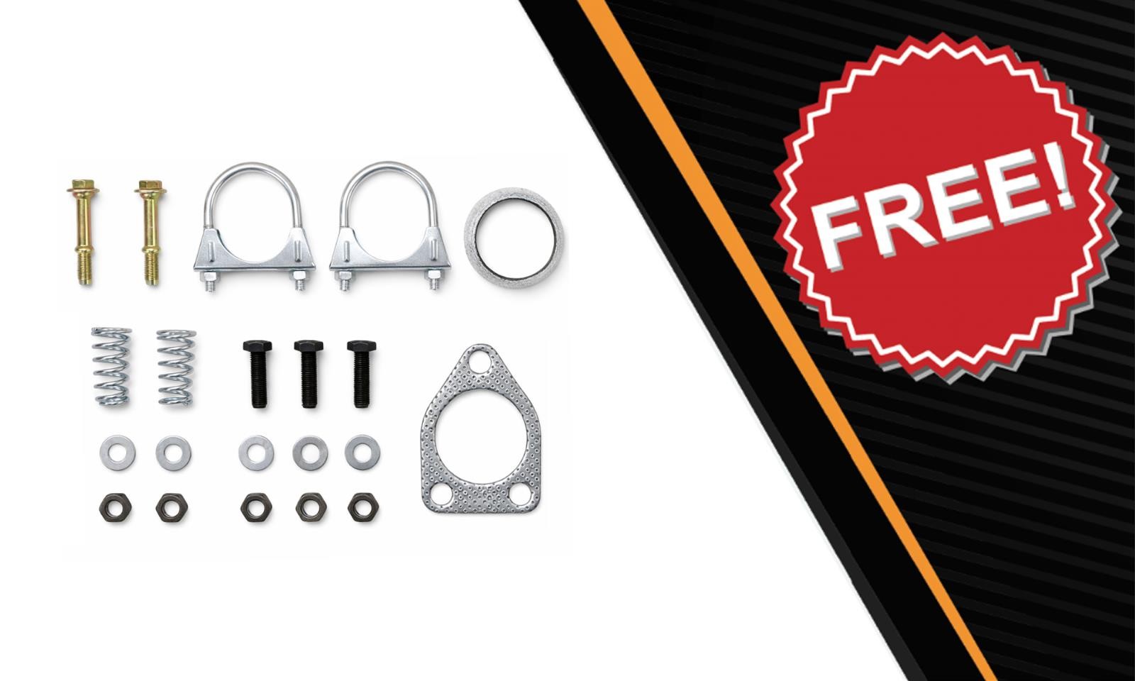 EPA-Approved Catalytic & Rear Muffler Exhaust Kit fits: 2014-2019 Outlander 2.4L