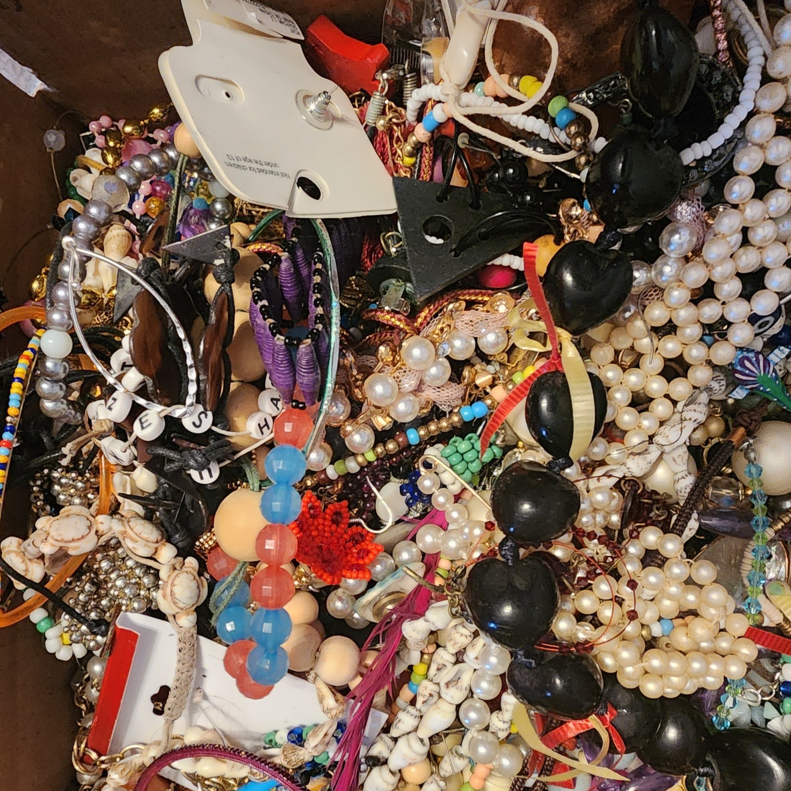 Large Flat Rate Jewelry Lot Craft Junk Harvest Kids Dress Up STUFFED