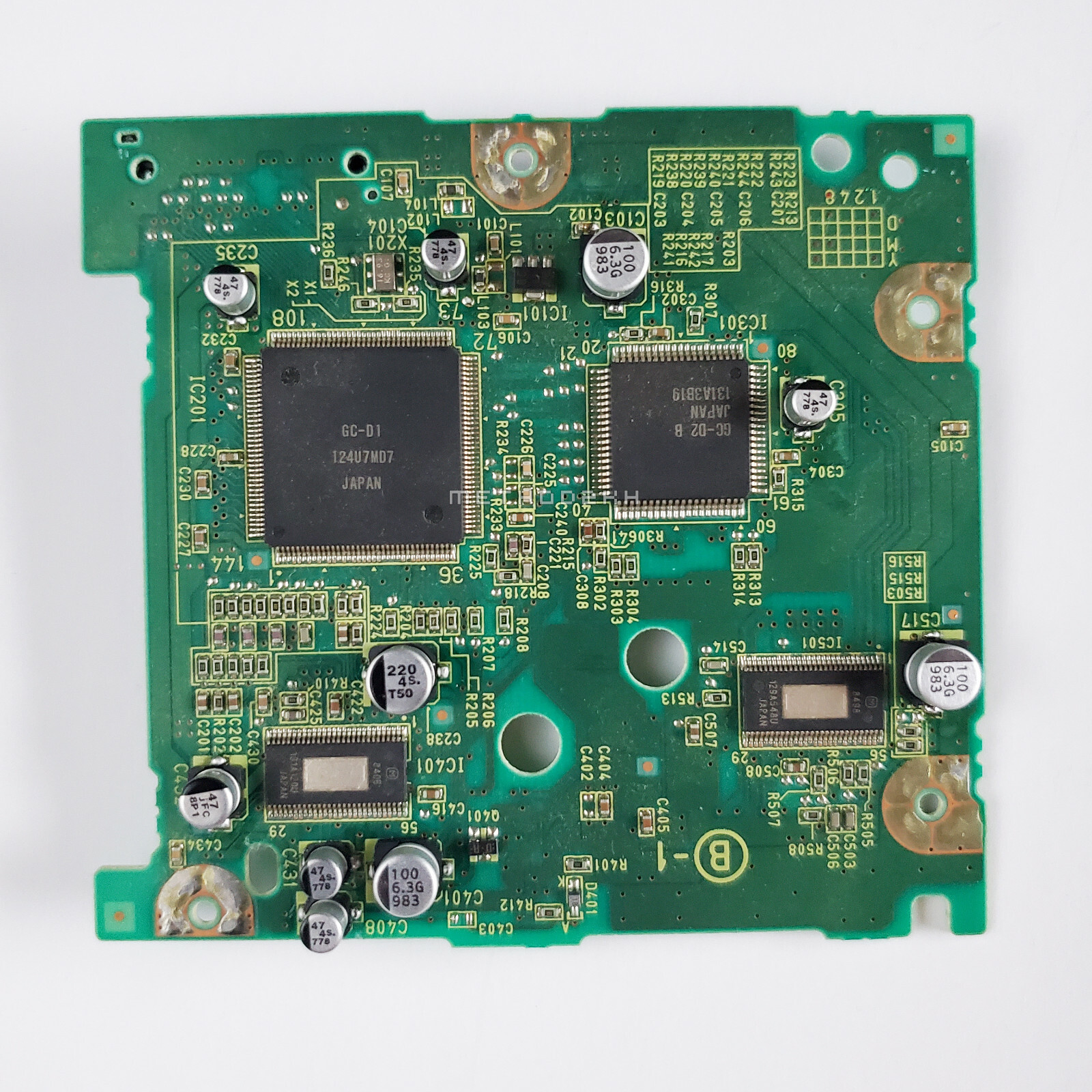 Nintendo GameCube Optical DVD Drive PCB Board Capacitor Caps Replacement Set