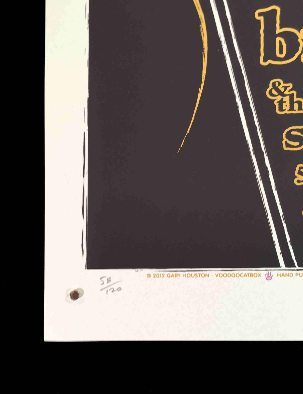 Charles Bradley Poster Portland 2012 S/N 120 Hand-Signed Silkscreen Gary Houston