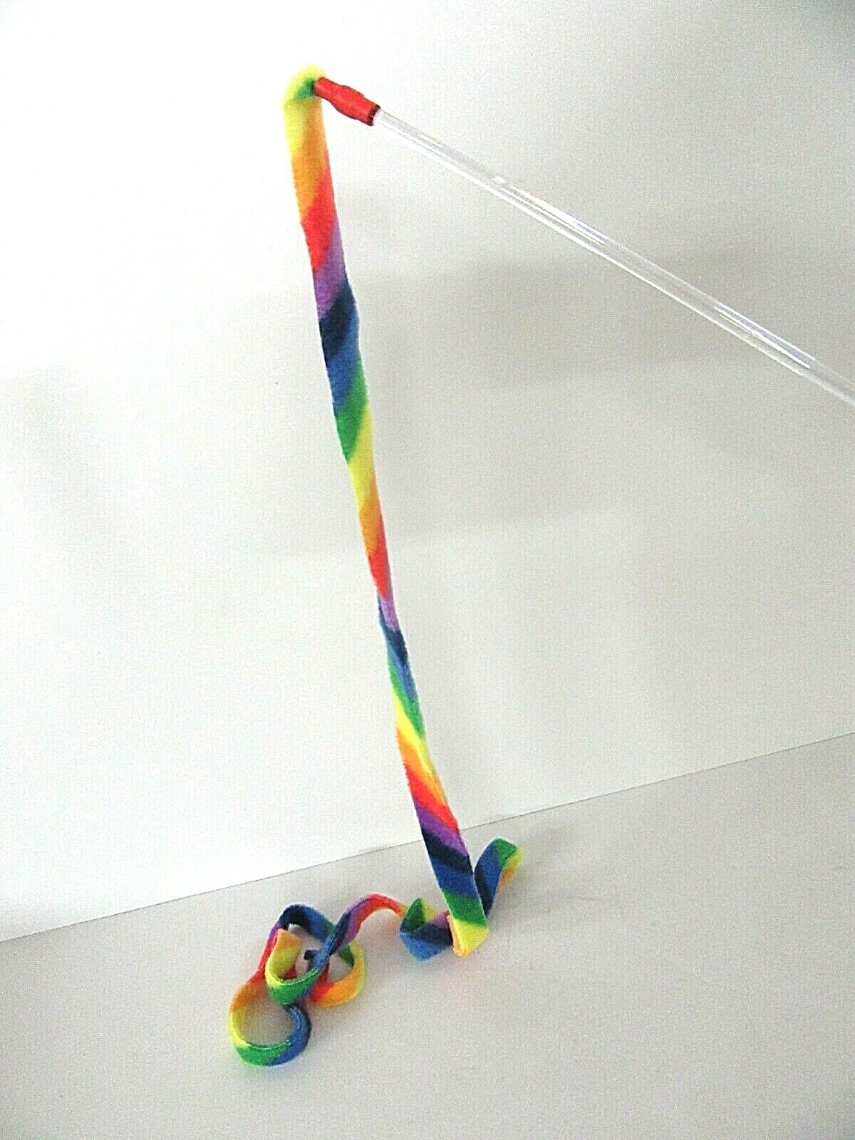 Cat Dancer Rainbow Cat Charmer Ribbon Cat & Kitten Toy