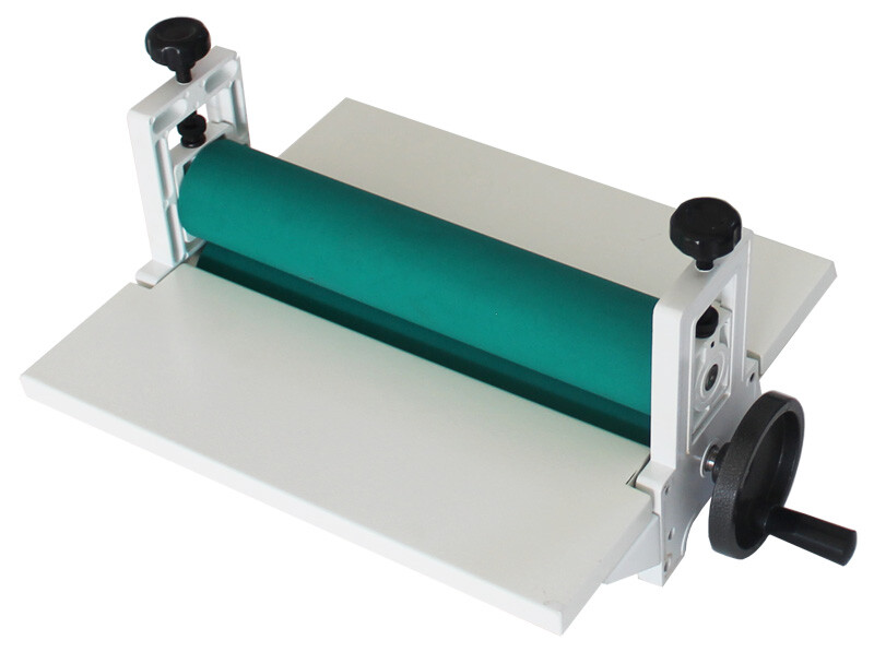 14" Manual All Metal Frame Cold Roll Laminator Mount Laminating Machine