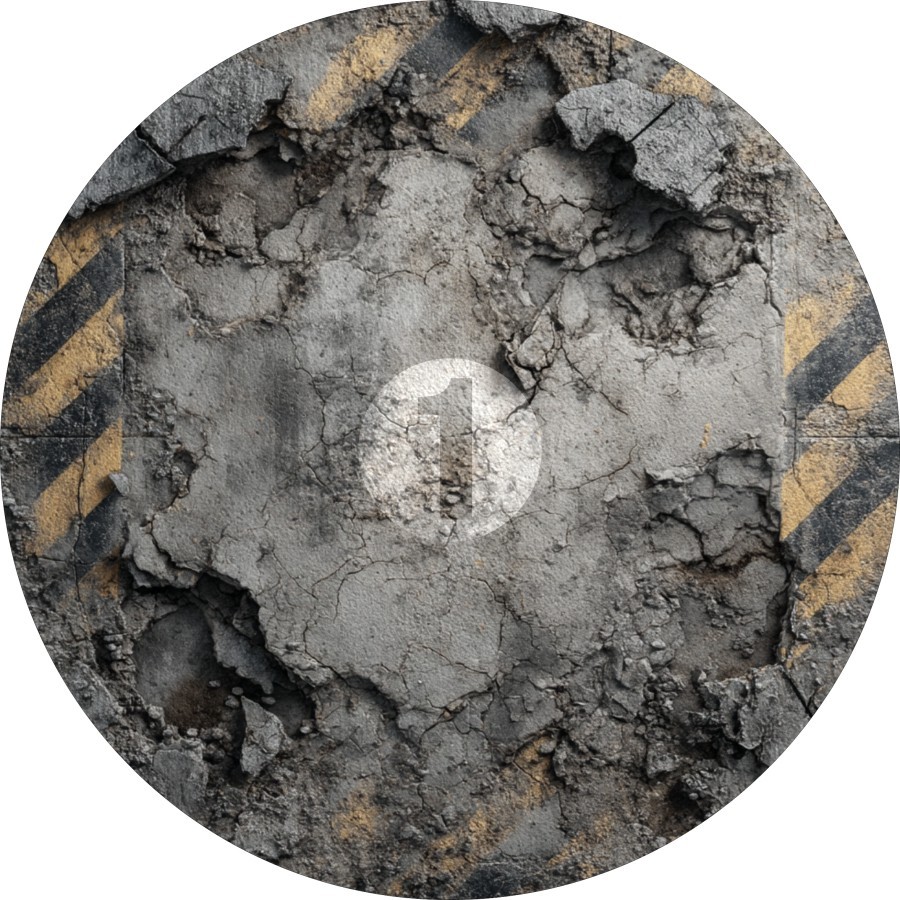 Objective Markers Set - 7.57" - Breach - Compatible w/ Warhammer 40K