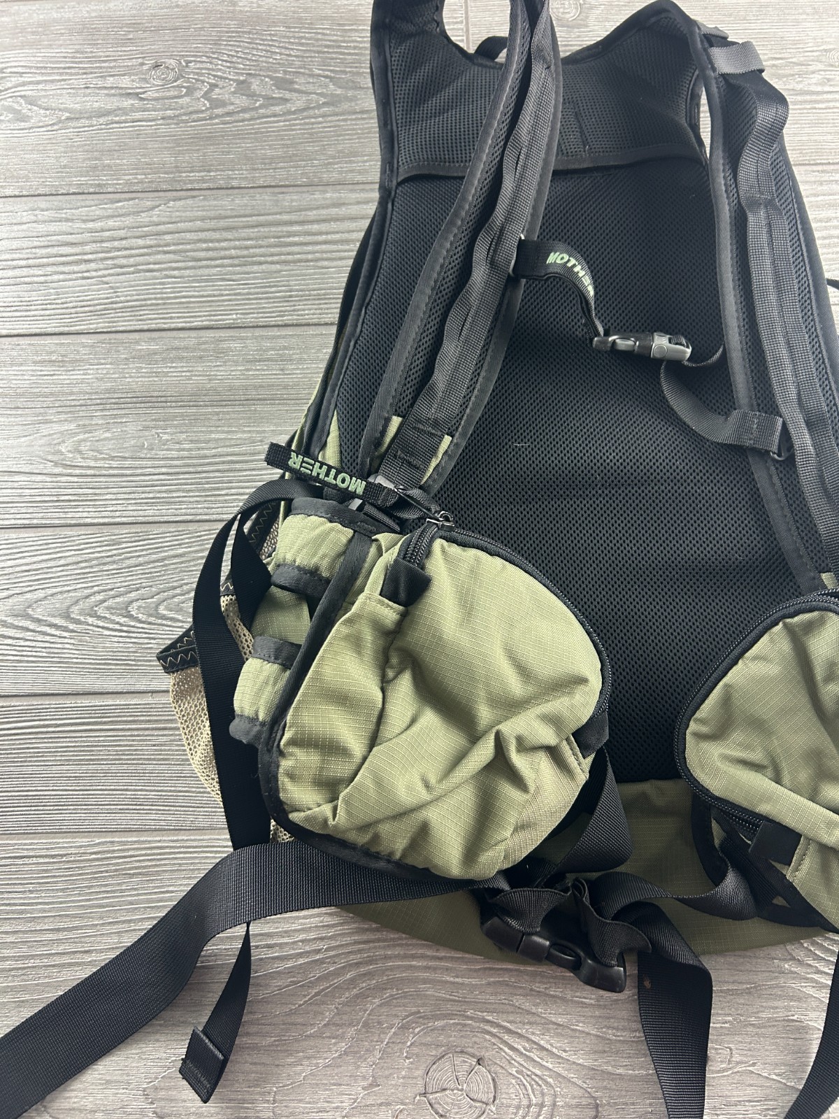 Mother tech technical bird hunting pack Green Mesh Back Clip Vest