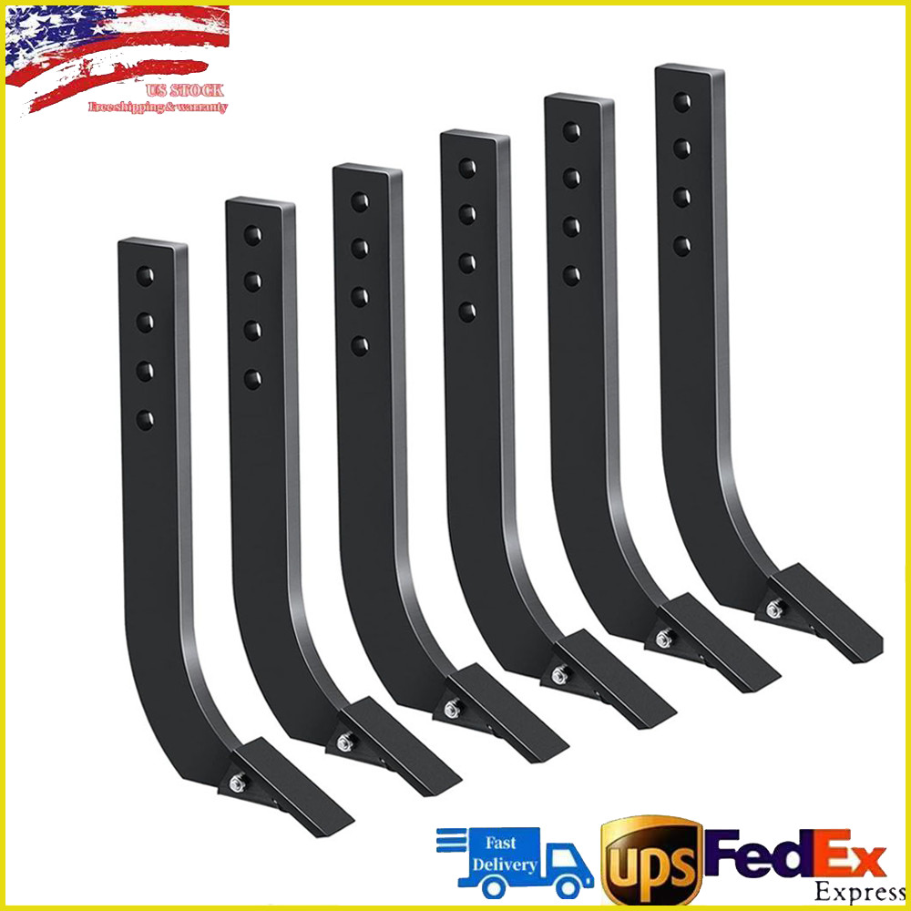 18'' Box Blade Shank Scarifier Shanks Teeth 4 Holes Box Scraper Shank 1/5/6pcs