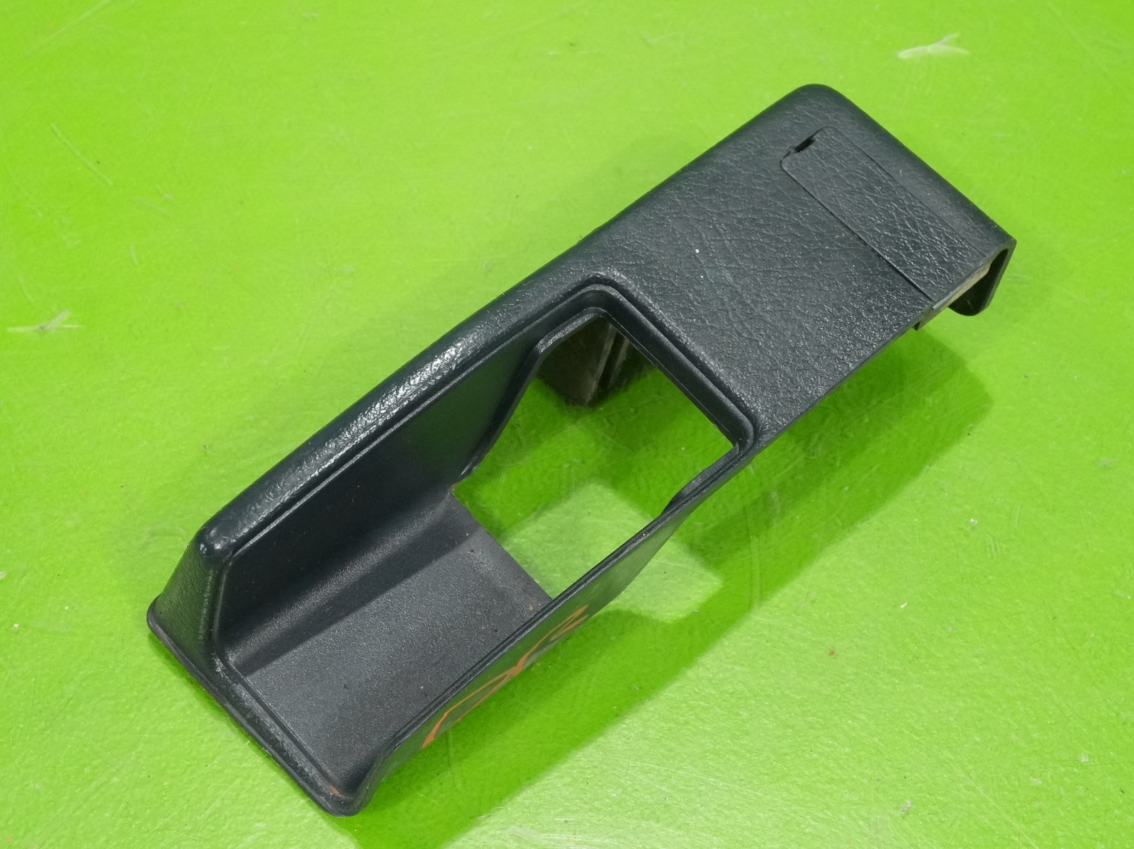 92-95 Civic OEM fuel gas tank trunk hatch popper opener cover trim panel blue