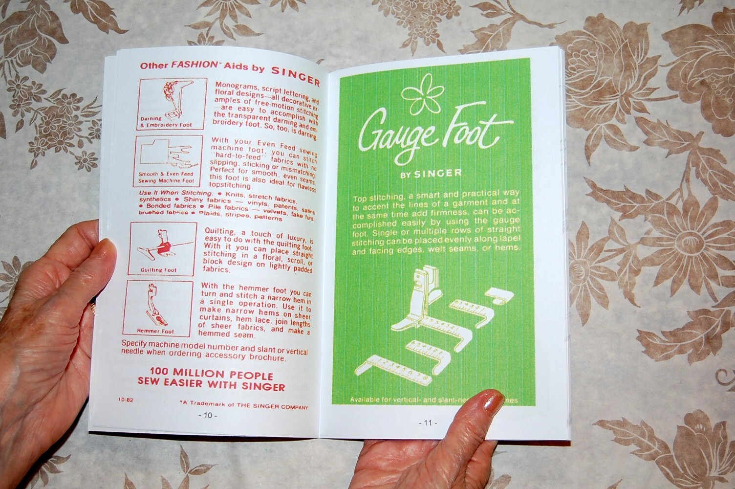 Rare Attachments Manual for Singer Sewing Machines 15, 66, 99, 201, 221 & Others