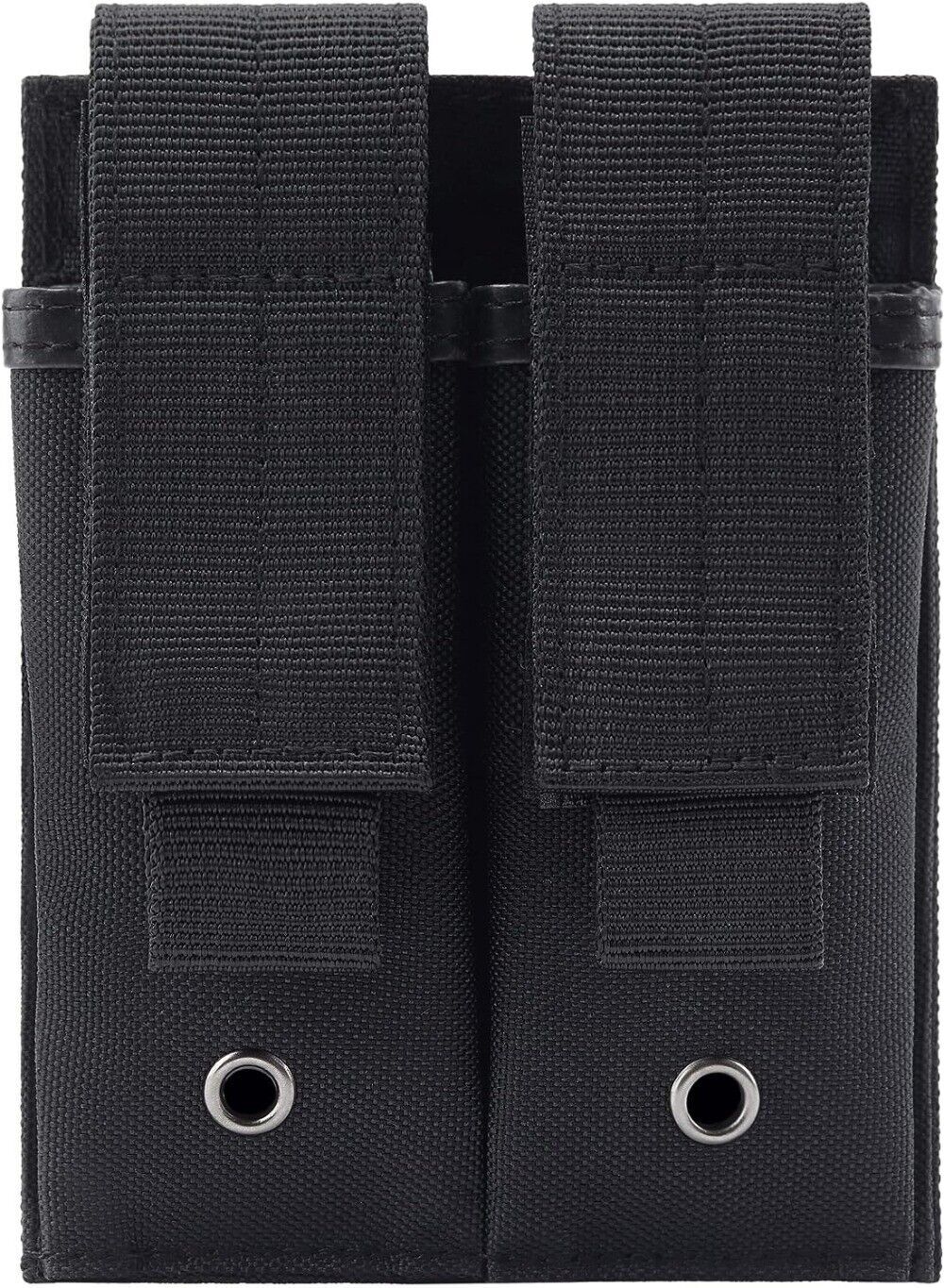 Tactical Single/Dual Pistol Mag Pouch Molle Magazine Holder for 1911/9mm .45 Cal