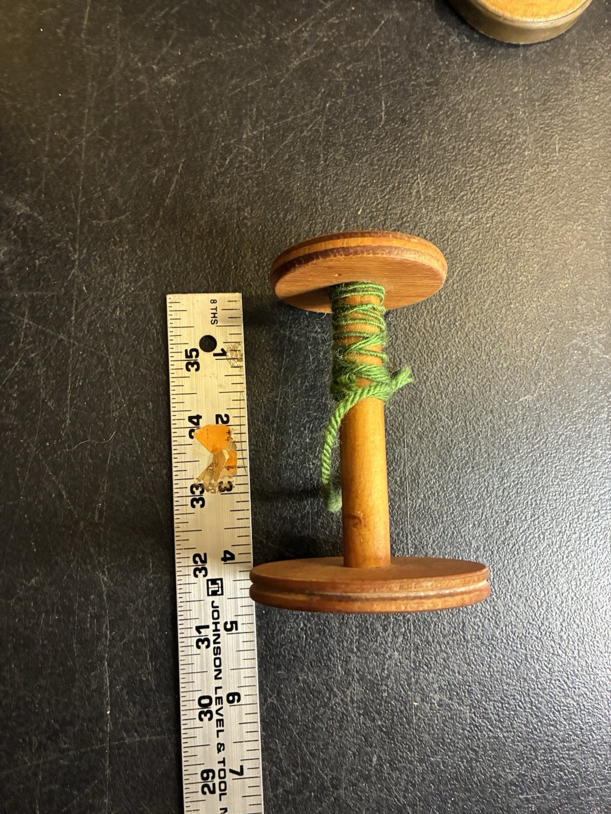 Large Wooden Textile Spools Bobbins Vintage Wood Primitive Rustic Lot of 5