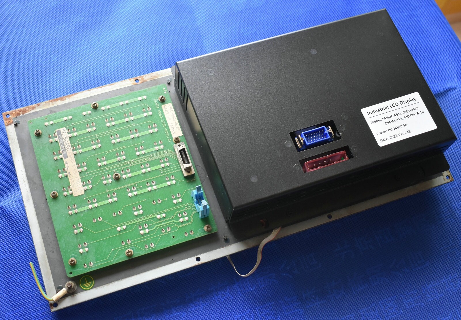 LCD MONITOR RETROFIT FOR FANUC A61L-0001-0093 D9MM-11A DIRECT FIT NEW