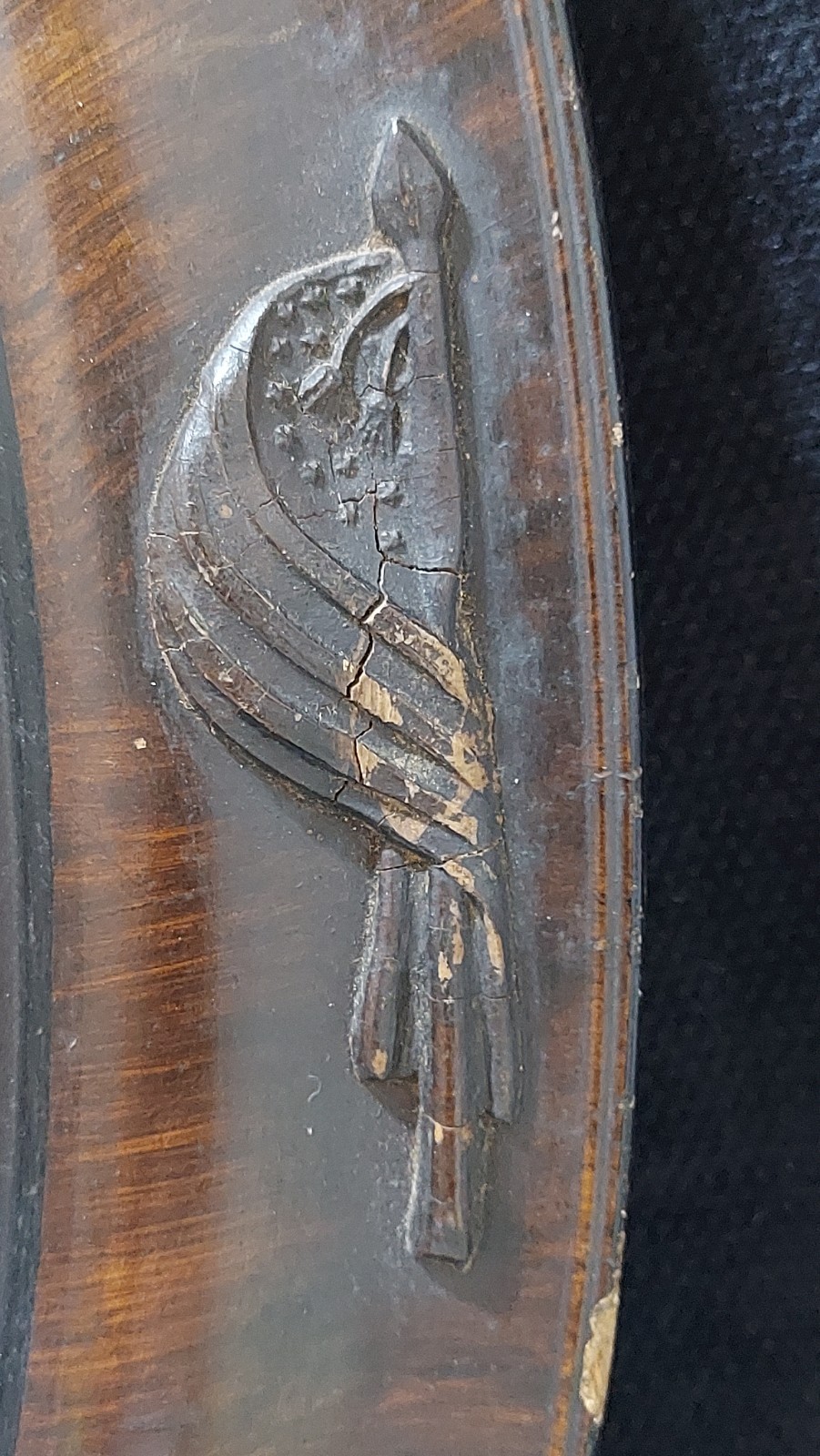 WWI Named Soldier Photo Dog Tags Convex Glass Military Frame