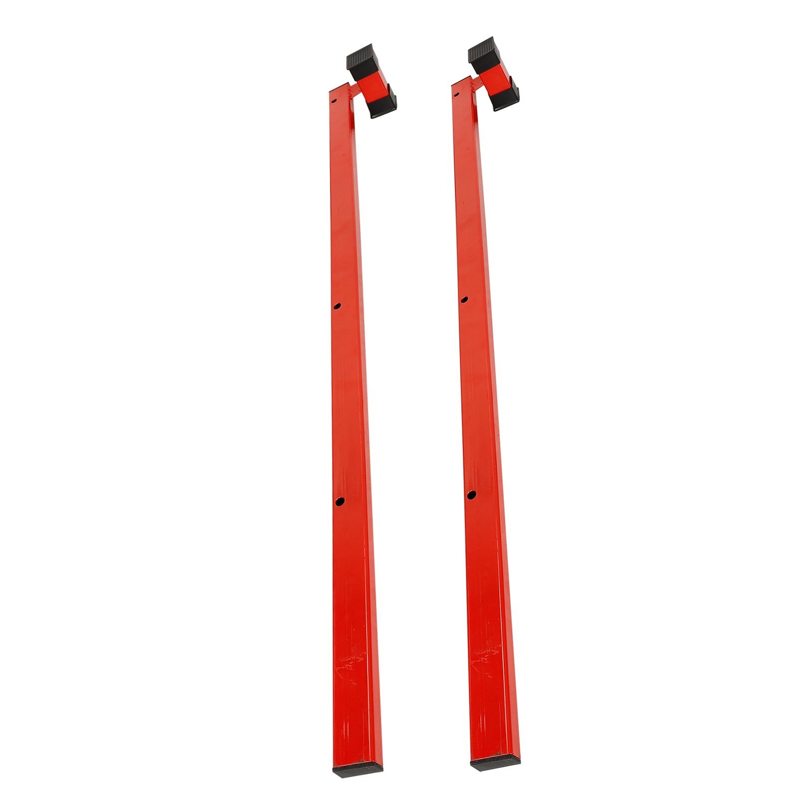 11FT Drywall Lift Hoist 150LBS Load, 4" Casters for Easy Move Foot Stop Safety