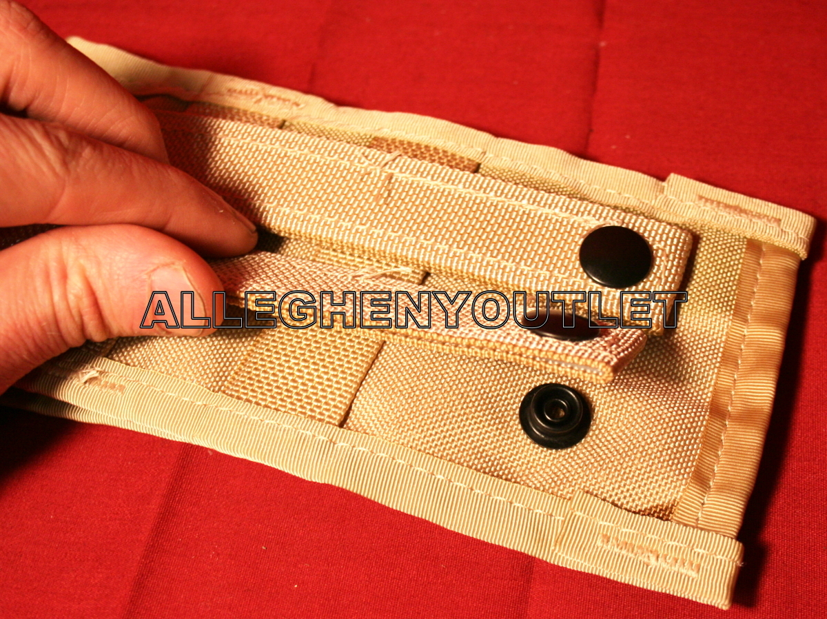 2 NEW US Military Double Mag Pouch Desert Camo, Molle Ammo Pouch