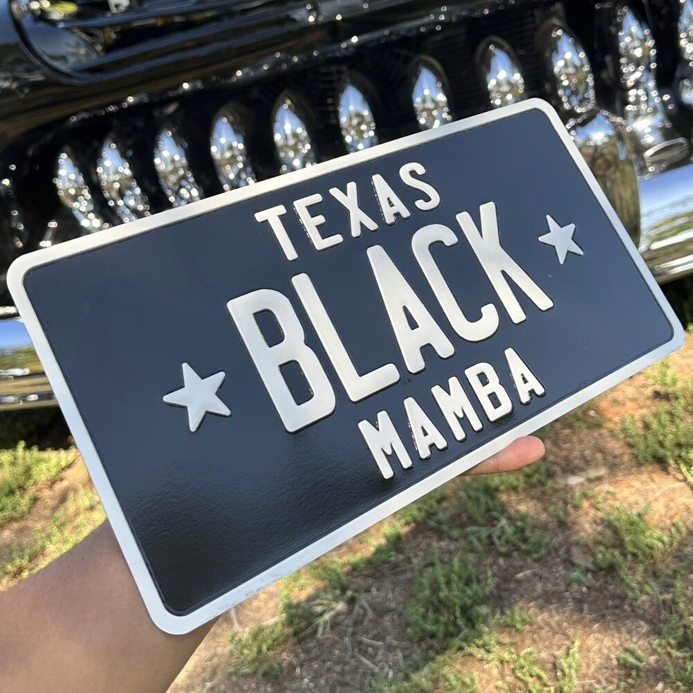 Personalized License Plates EMBOSSED