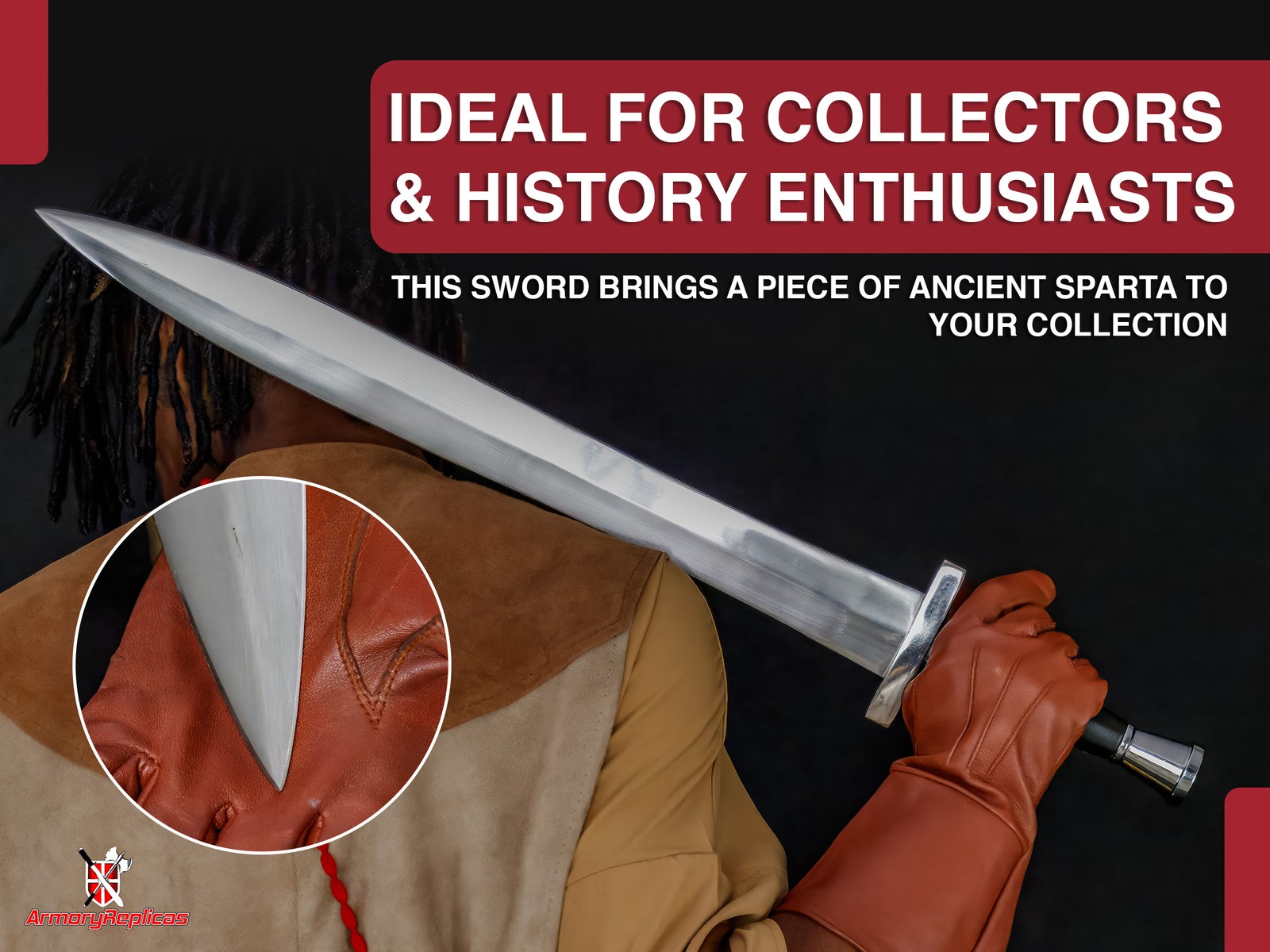 Hand Forged Greek Hoplite Warrior Sword, EN45 Steel – Sharp & Battle Ready