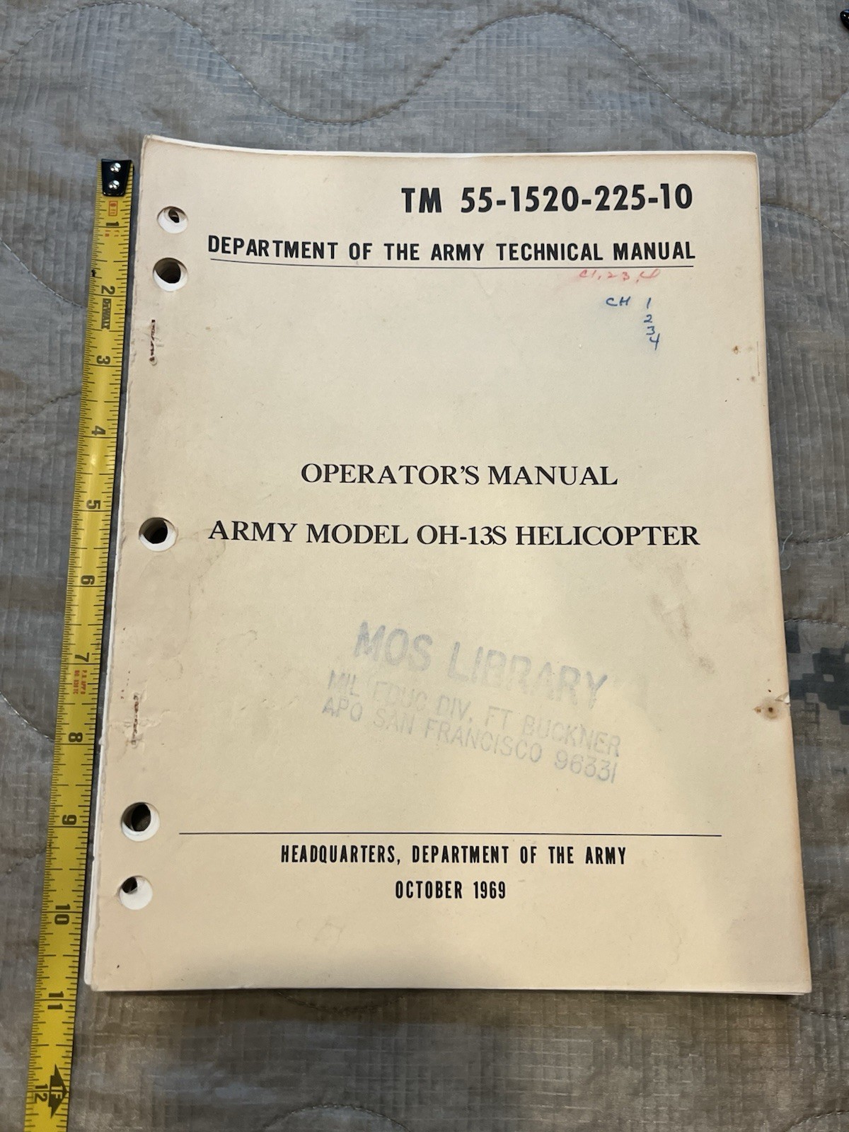 Bell Helicopter OH-13S Sioux Operater’s Flight Manual - October 1969 - Bell 47