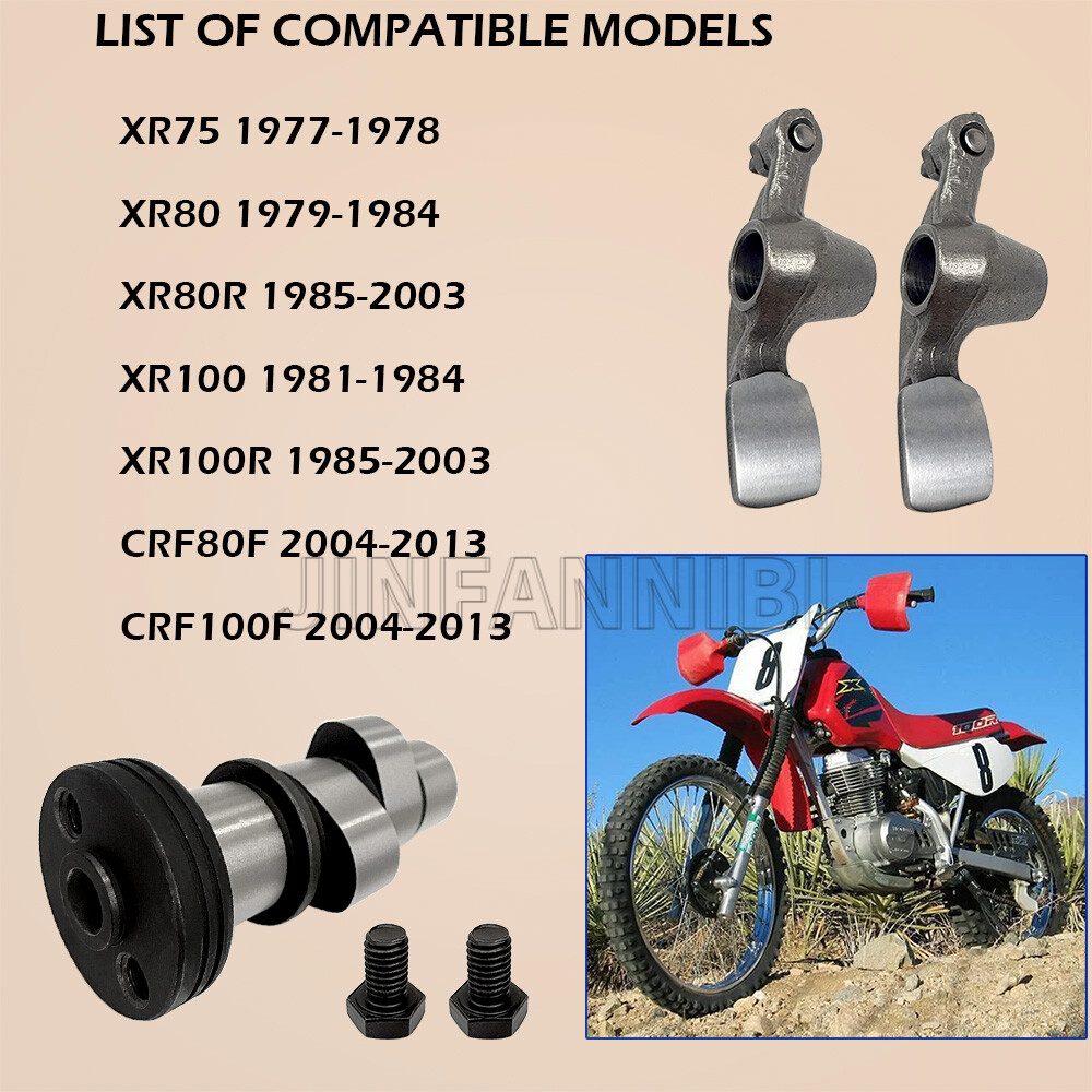 Cam Camshaft & Rocker Arms Set for Honda XR80R XR100R 1985-2003 14101-436-000