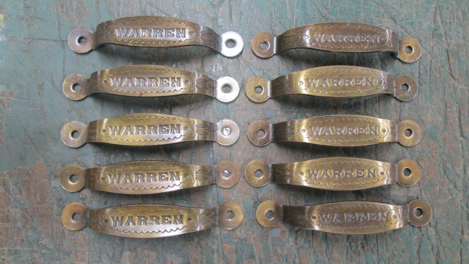 Individual Warren Hardware Store Cabinet Handle Restoration Brass FREE SHIPPING