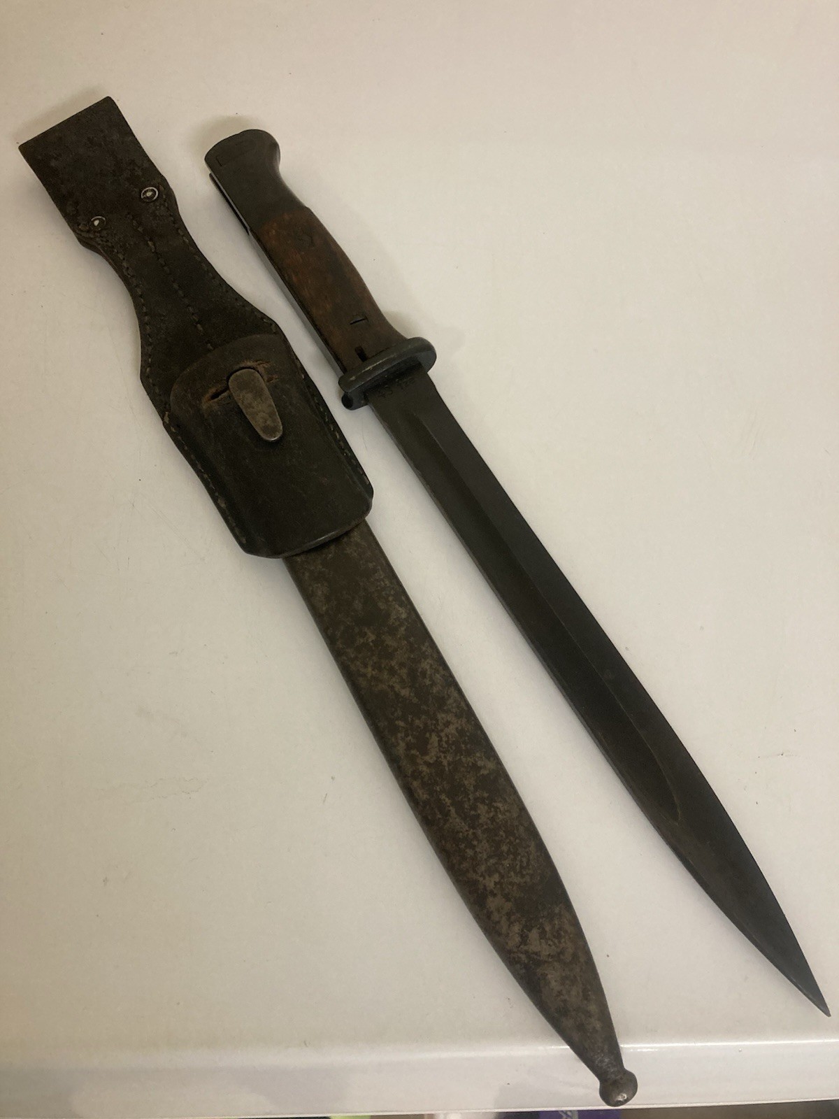 German K98 Bayonet With Frog