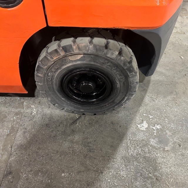 2021 Toyota 8FDU25 5000lb Used Diesel Forklift Triple Mast Sideshift 6243 Hours